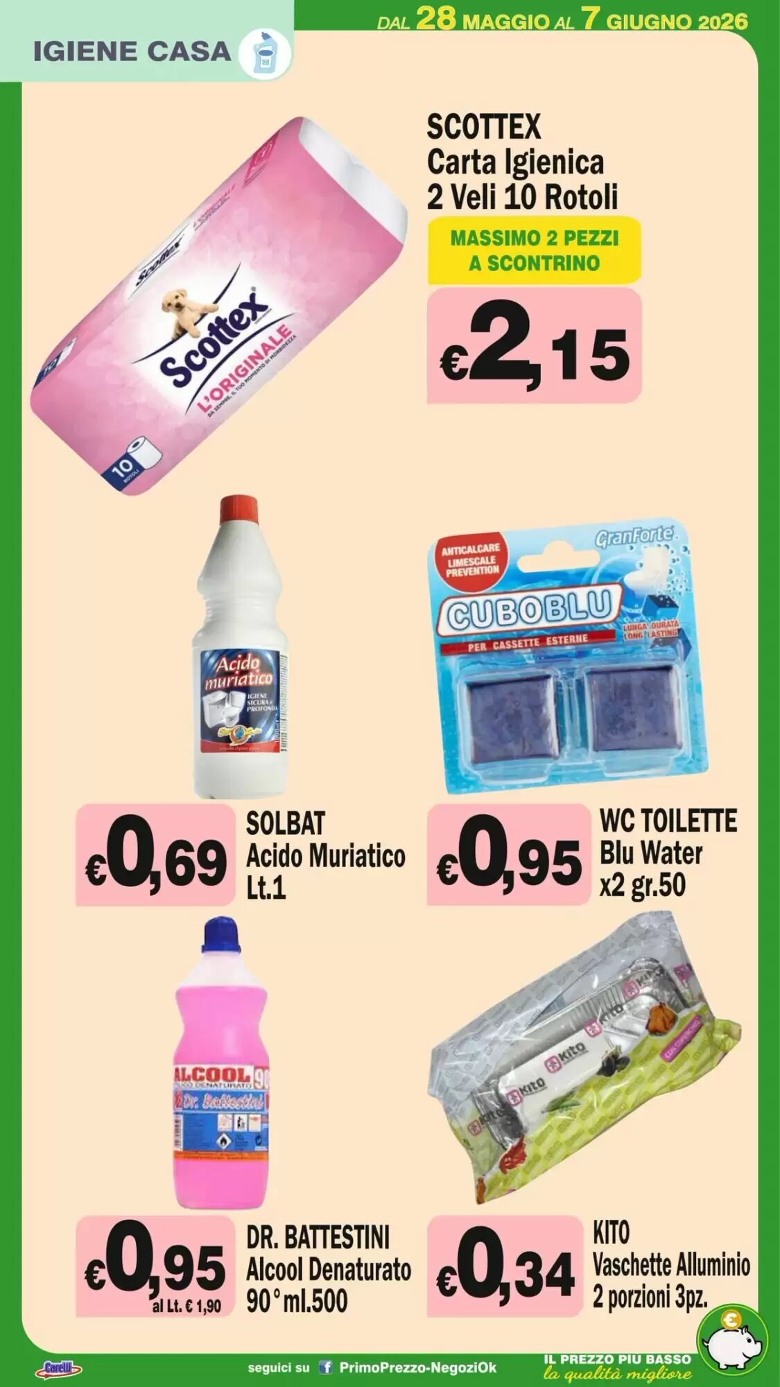 Volantino promozionale Primo Prezzo  valide dal 28/05/2026 - Pagina 22.