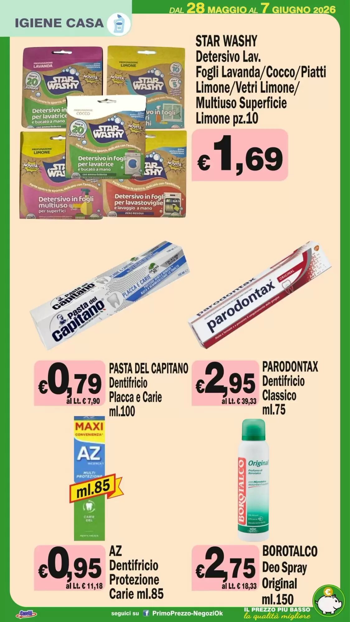 Volantino promozionale Primo Prezzo  valide dal 28/05/2026 - Pagina 24.