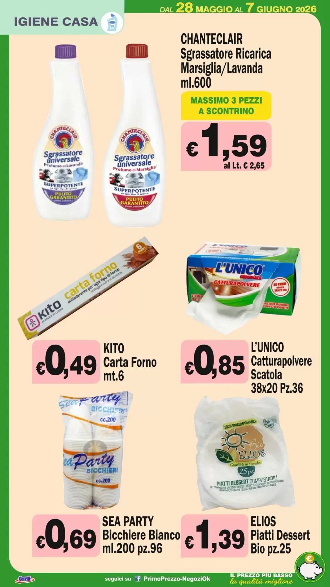 Volantino promozionale Primo Prezzo  valide dal 28/05/2026 - Pagina 25.