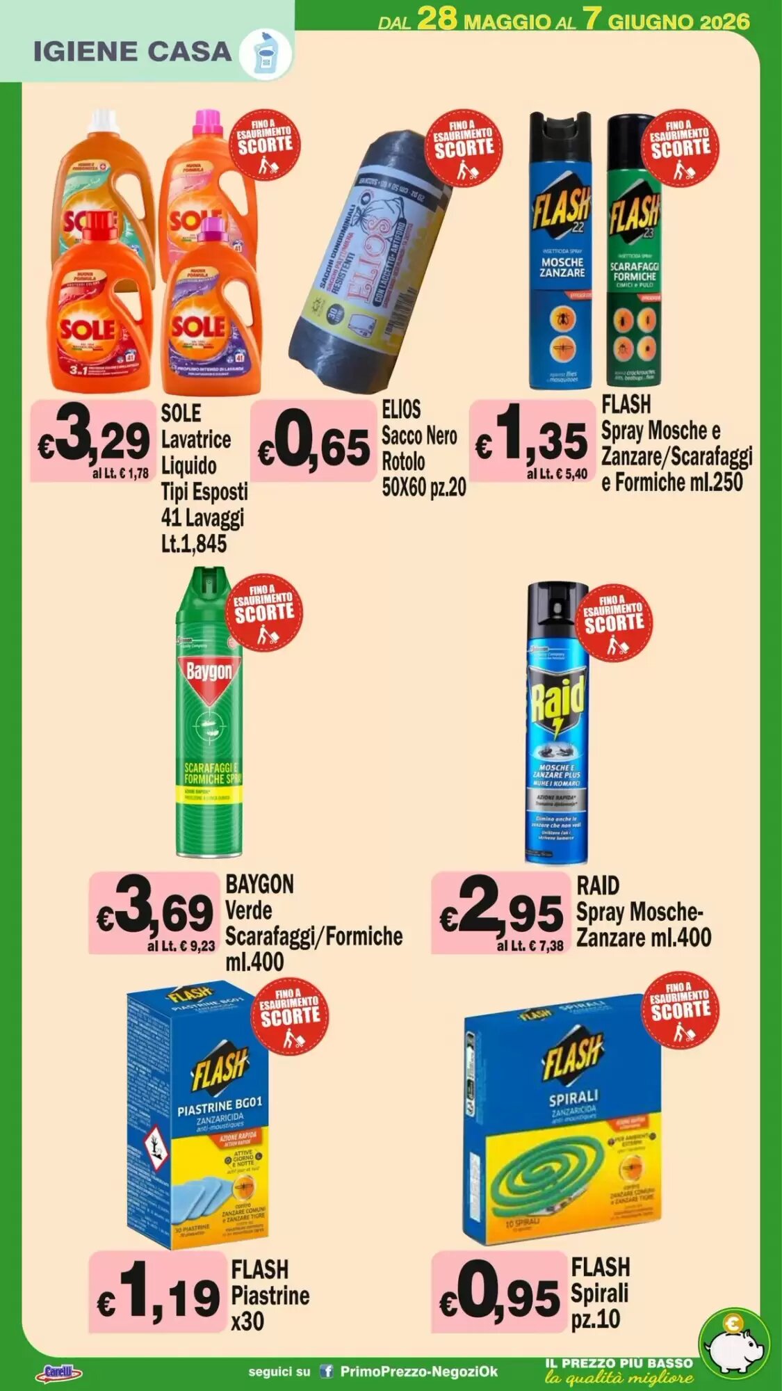 Volantino promozionale Primo Prezzo  valide dal 28/05/2026 - Pagina 28.