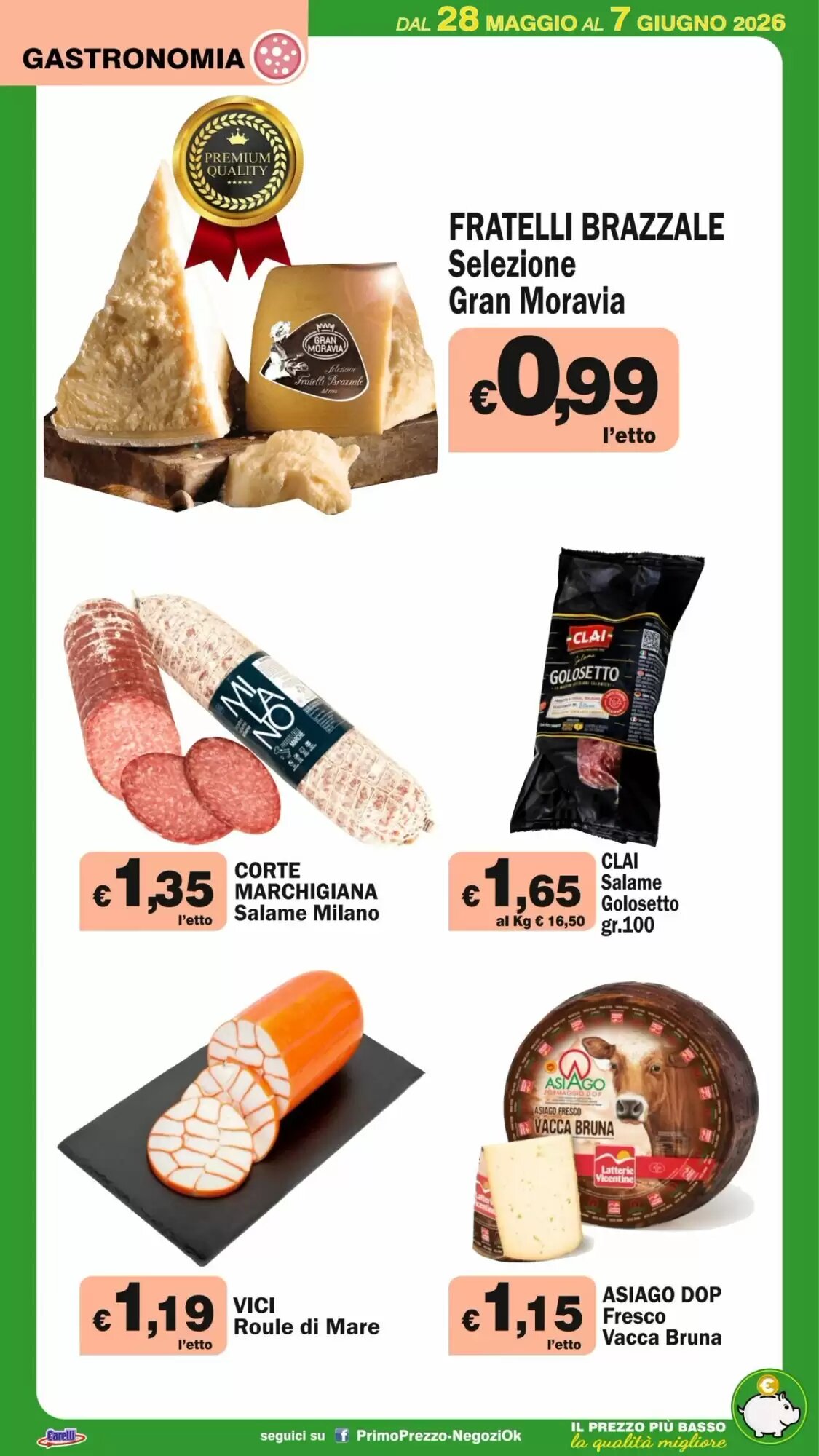 Volantino promozionale Primo Prezzo  valide dal 28/05/2026 - Pagina 38.