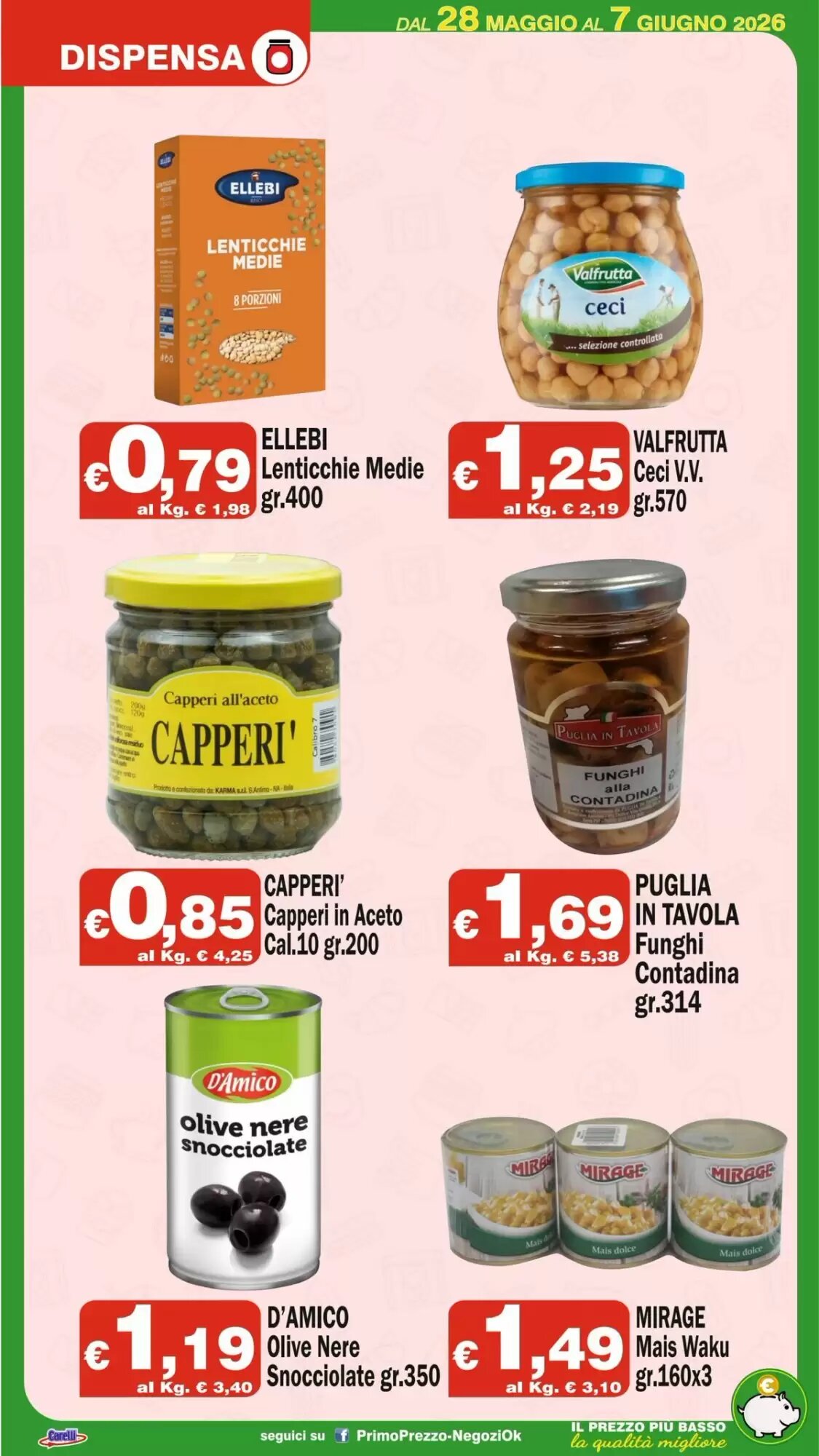 Volantino promozionale Primo Prezzo  valide dal 28/05/2026 - Pagina 4.