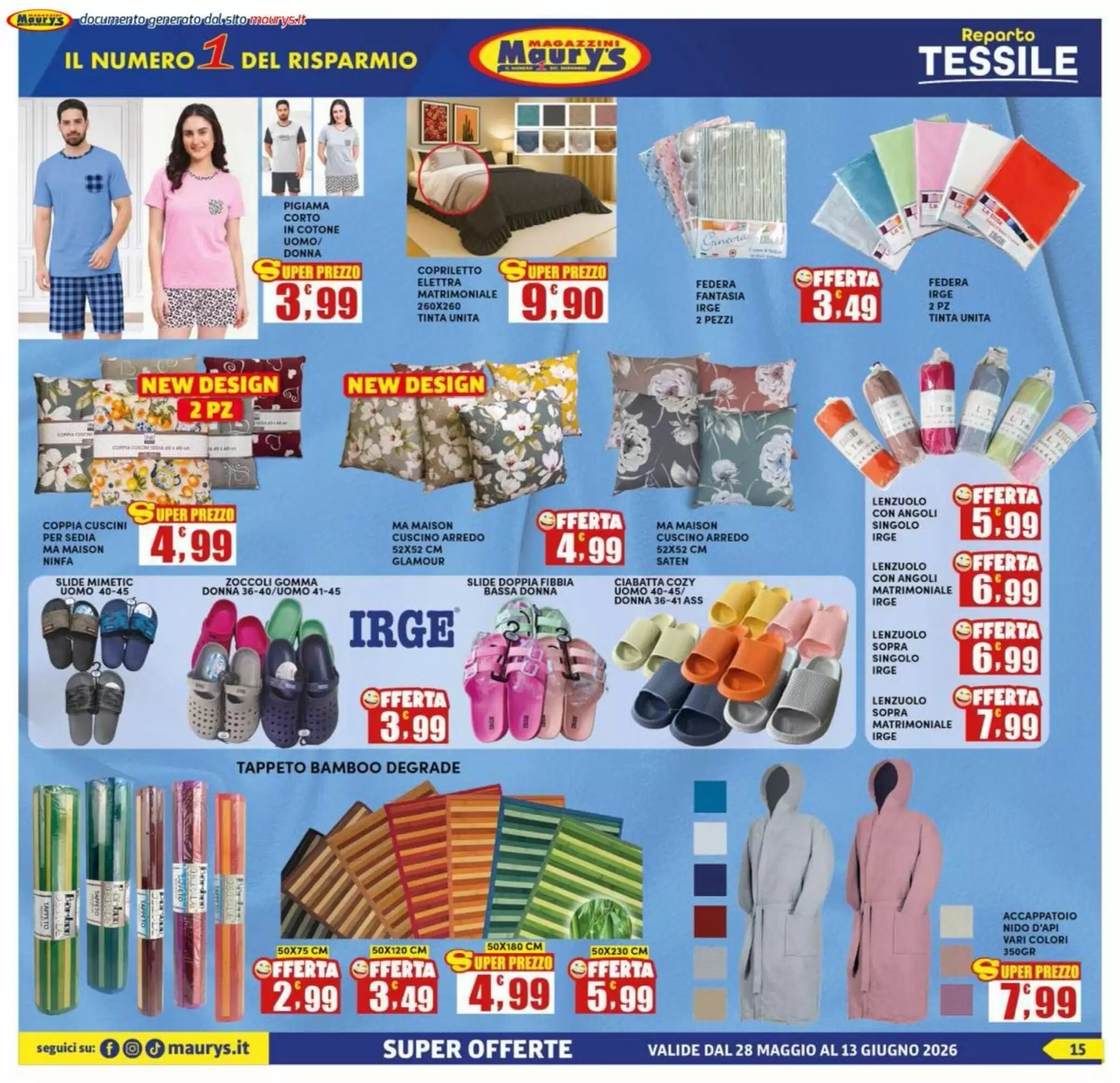 Volantino promozionale Maury's  valide dal 28/05/2026 - Pagina 15.