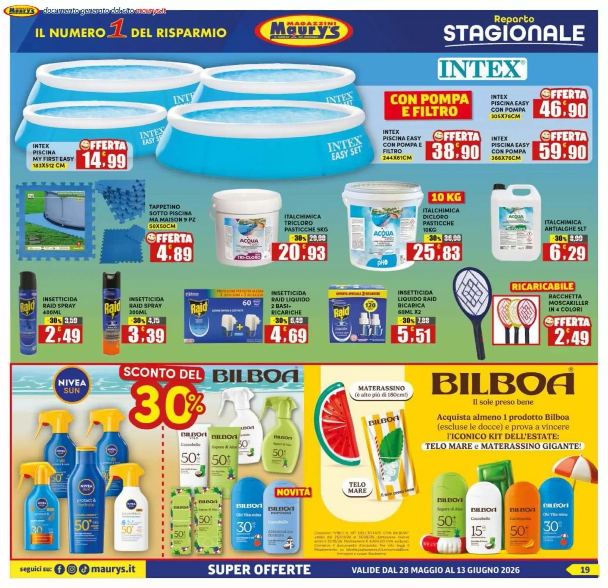 Volantino promozionale Maury's  valide dal 28/05/2026 - Pagina 19.