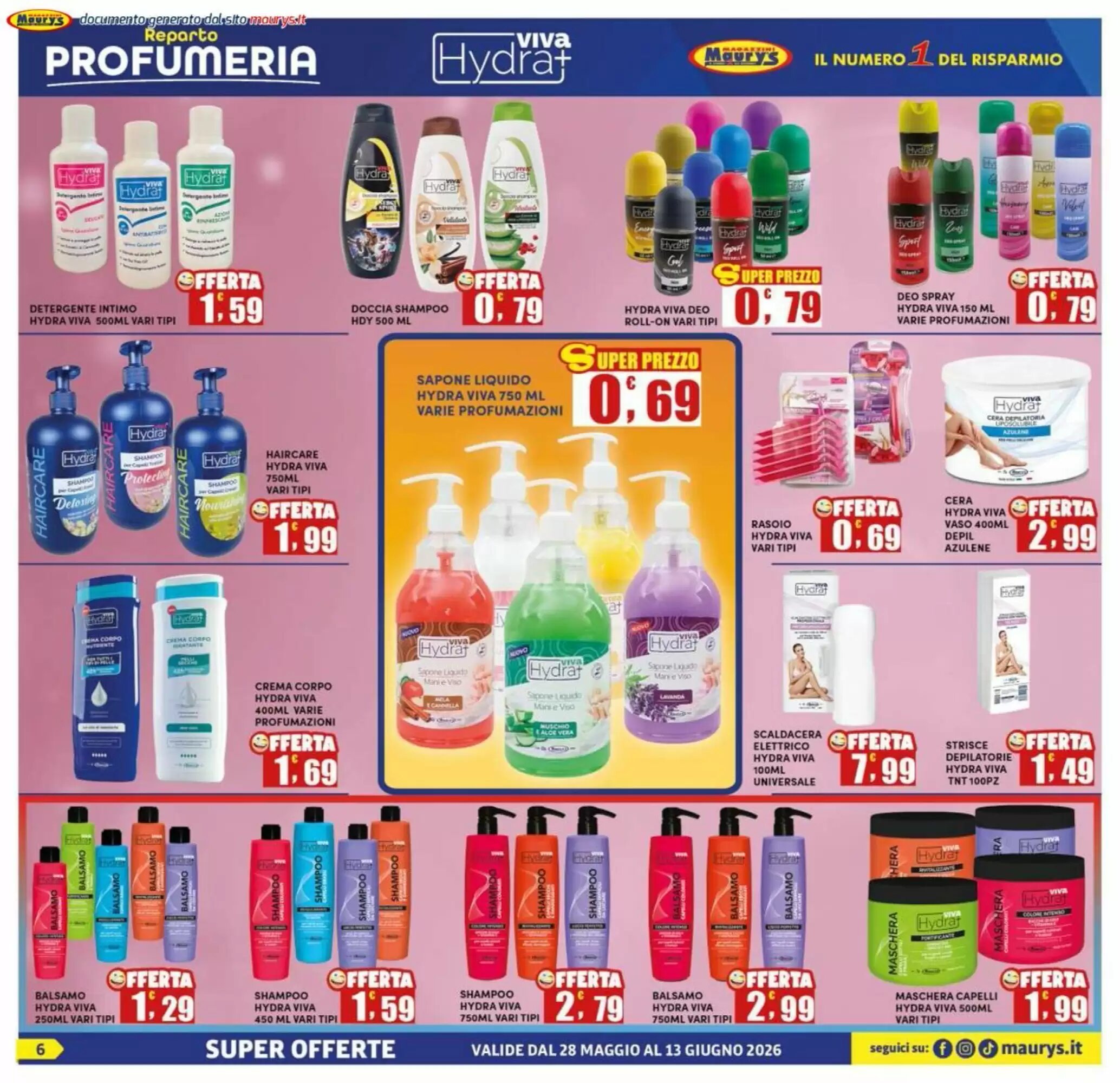 Volantino promozionale Maury's  valide dal 28/05/2026 - Pagina 6.