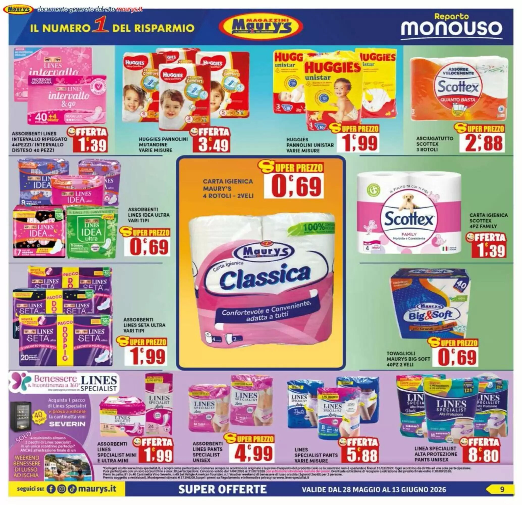 Volantino promozionale Maury's  valide dal 28/05/2026 - Pagina 9.