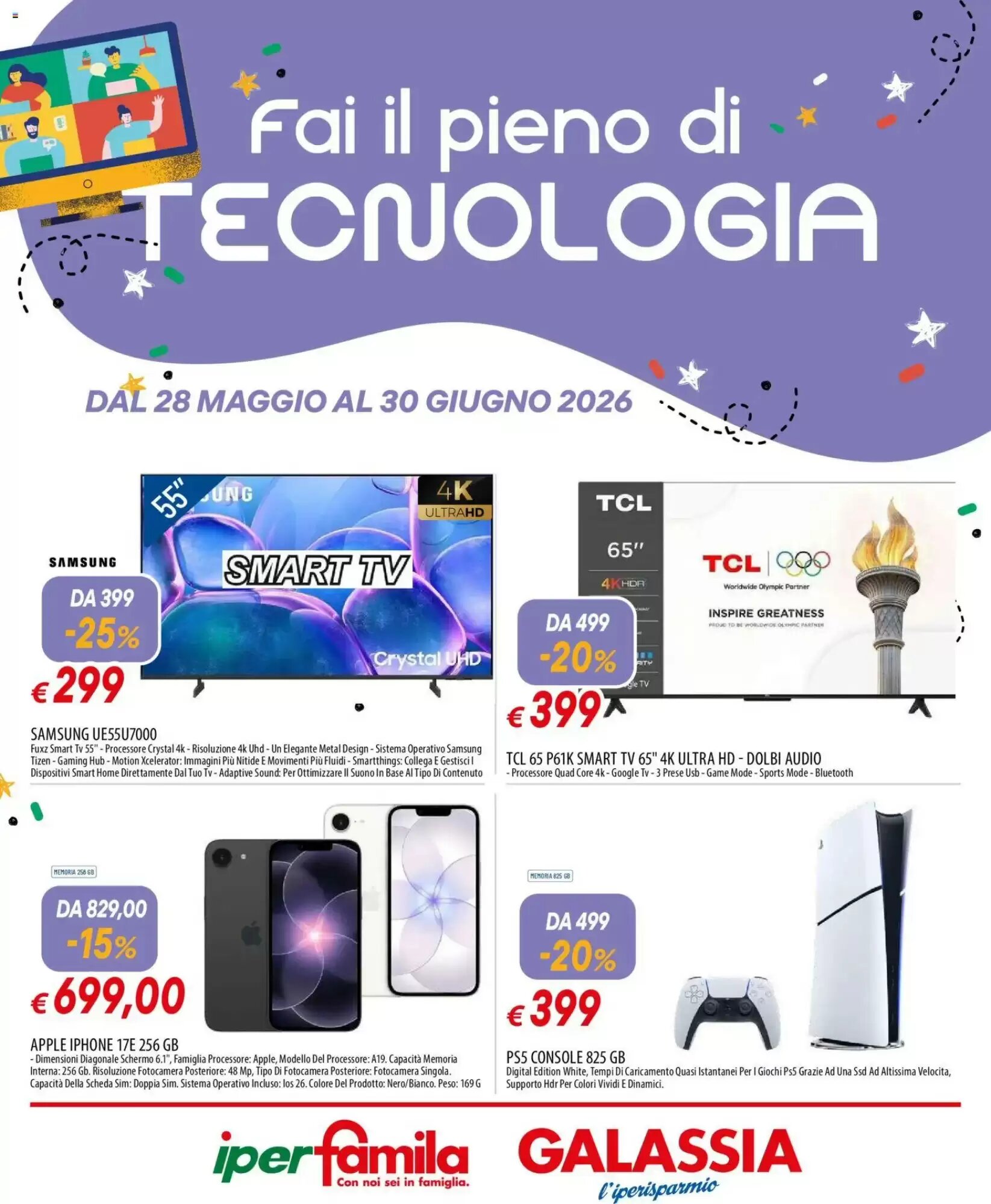 Volantino promozionale IperFamila  valide dal 28/05/2026 - Pagina 1.