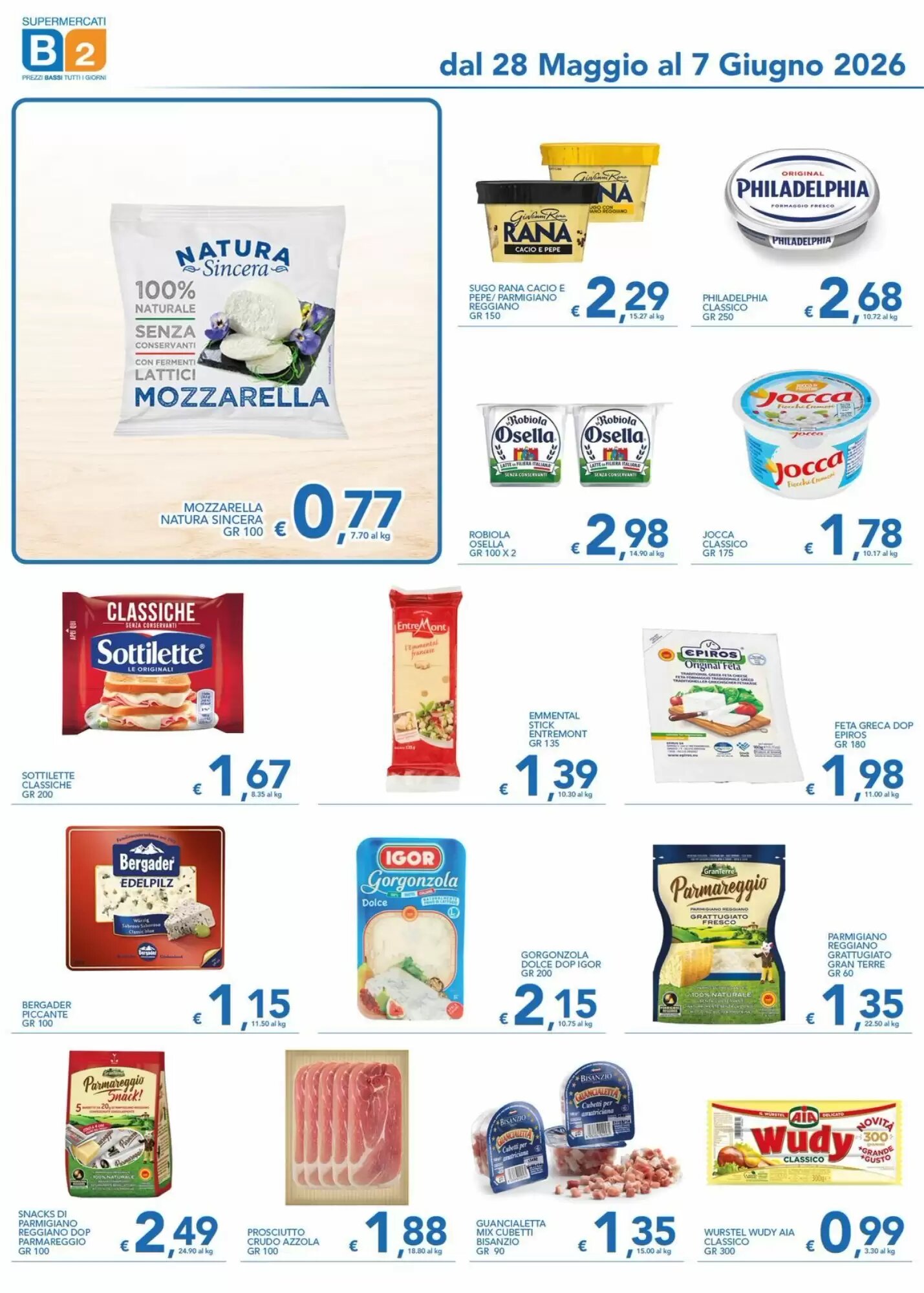 Volantino promozionale Supermercati B2  valide dal 28/05/2026 - Pagina 4.