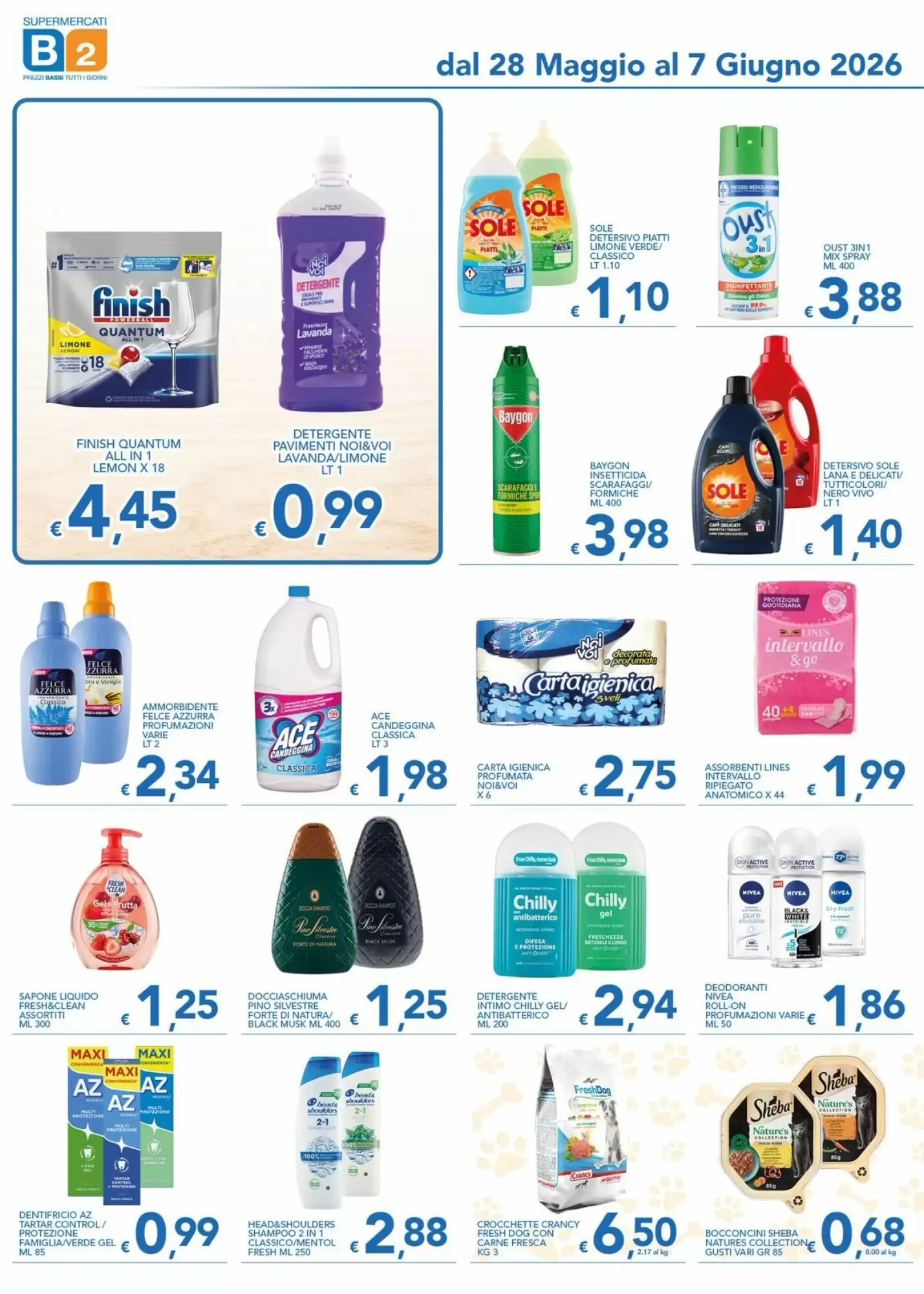 Volantino promozionale Supermercati B2  valide dal 28/05/2026 - Pagina 7.