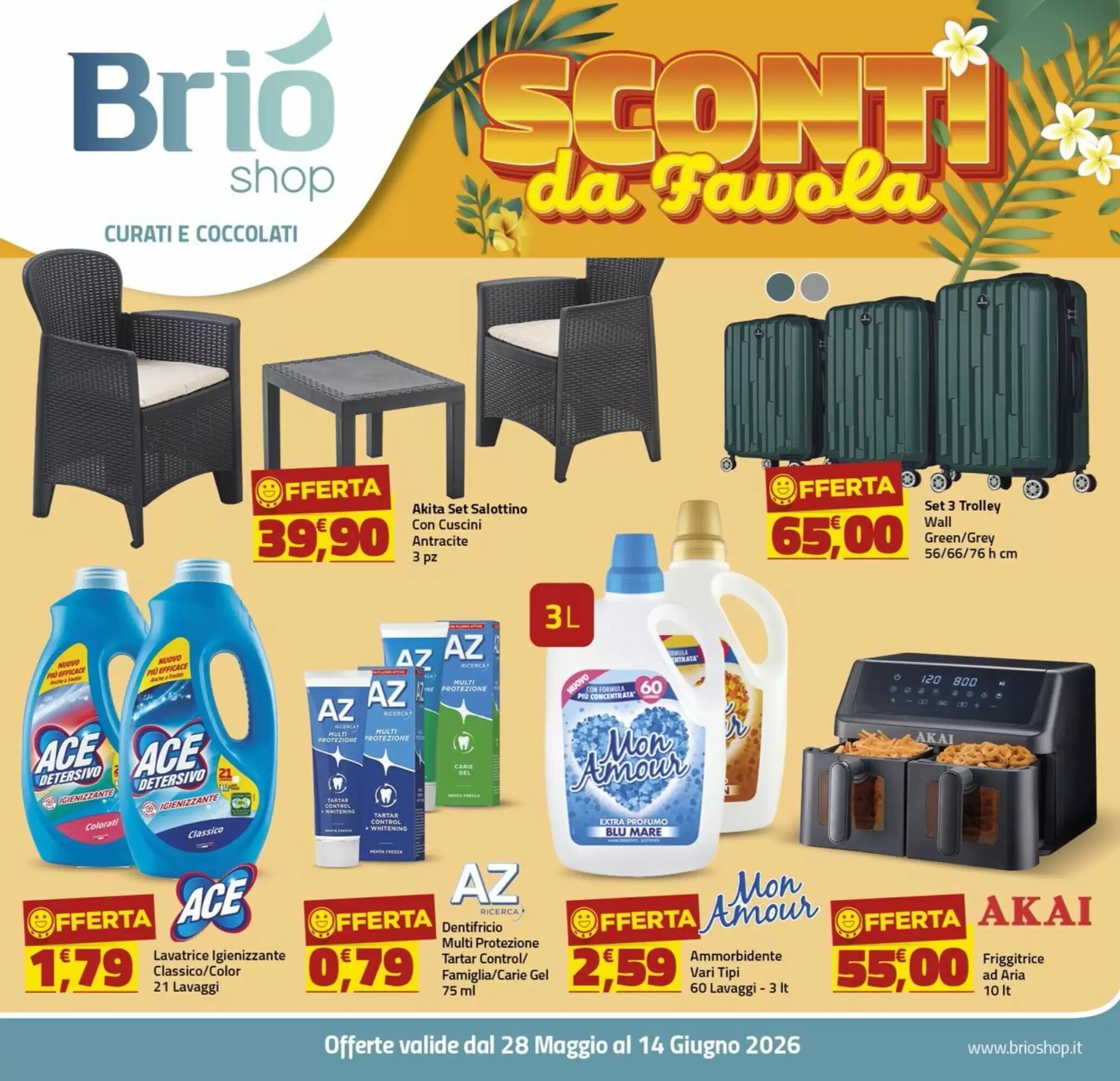Volantino promozionale Supermercati Briò  valide dal 28/05/2026 - Pagina 1.