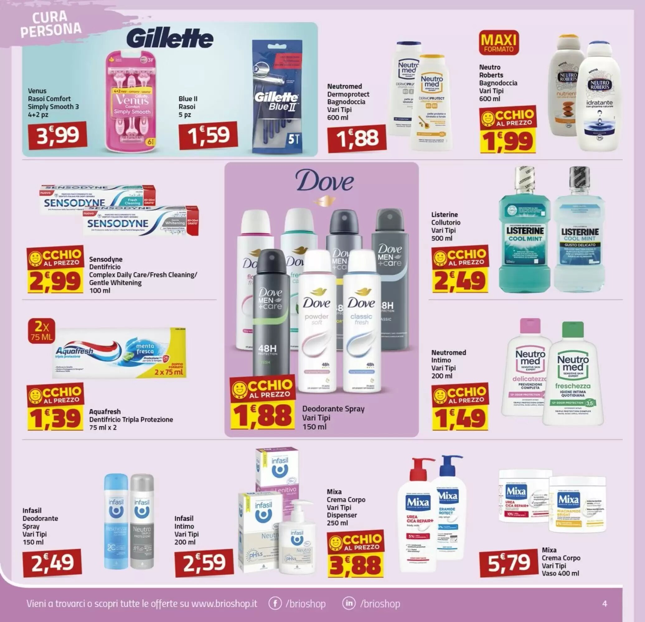 Volantino promozionale Supermercati Briò  valide dal 28/05/2026 - Pagina 4.