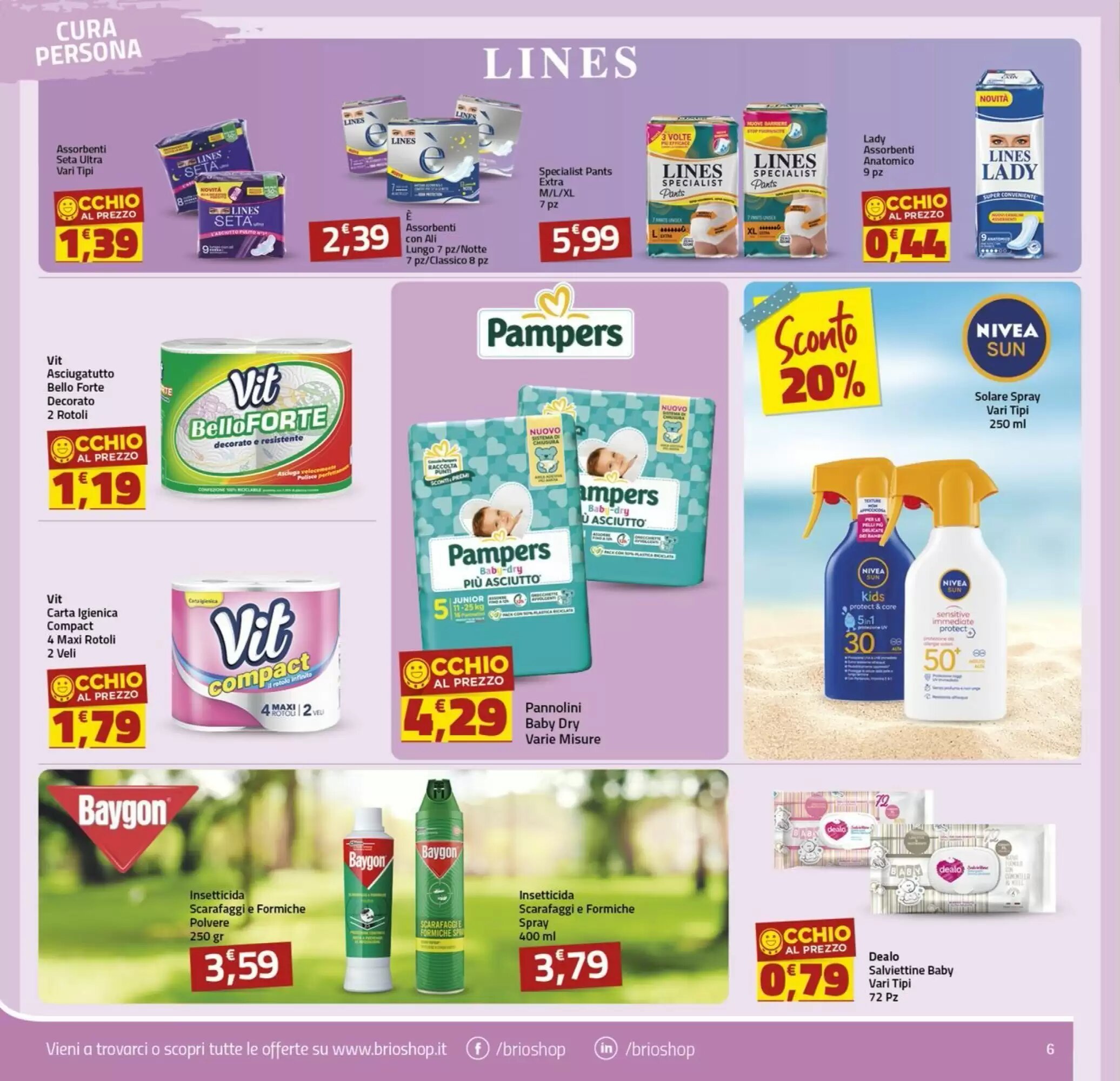Volantino promozionale Supermercati Briò  valide dal 28/05/2026 - Pagina 6.