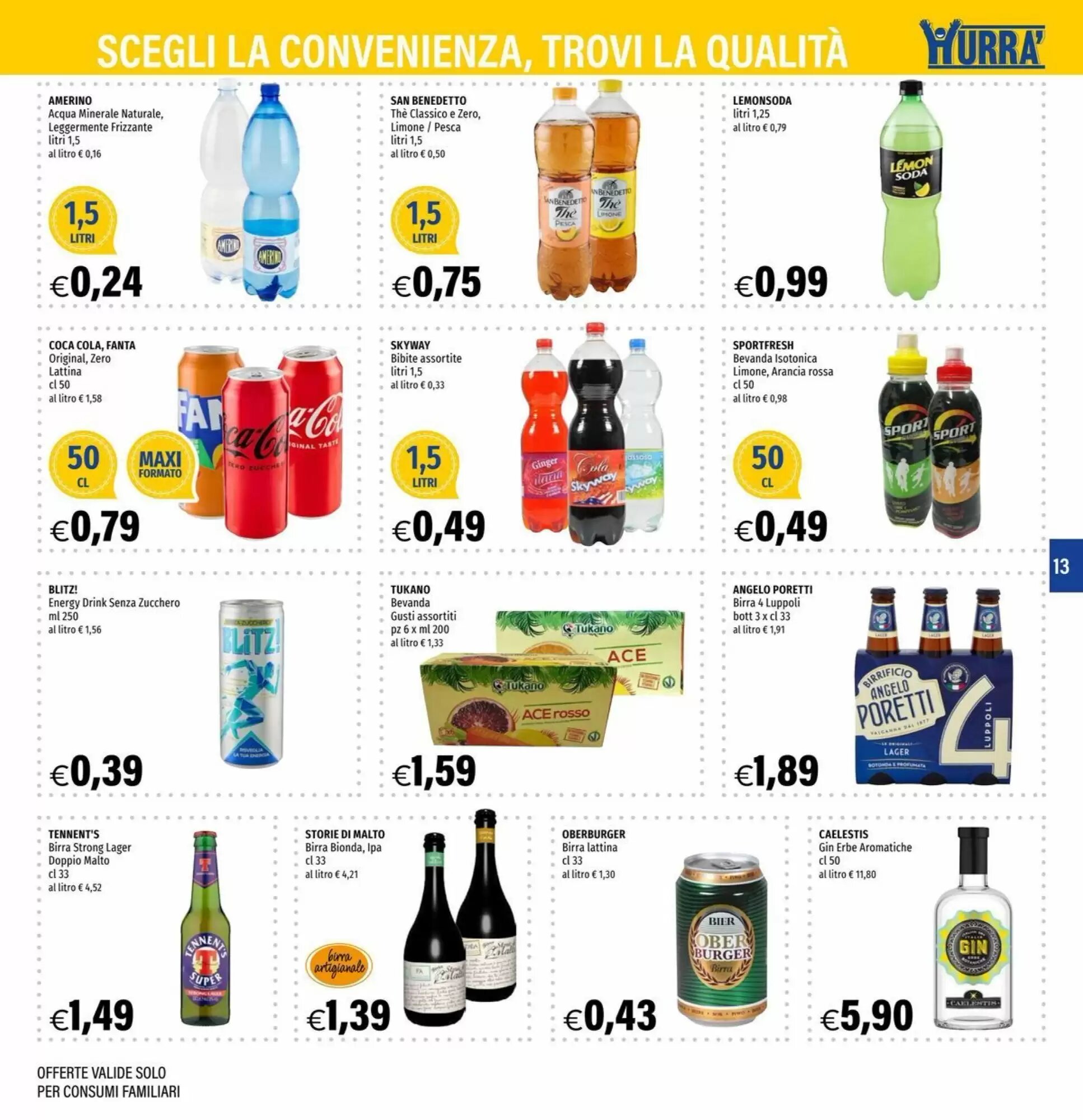 Volantino promozionale Hurrà  valide dal 28/05/2026 - Pagina 13.