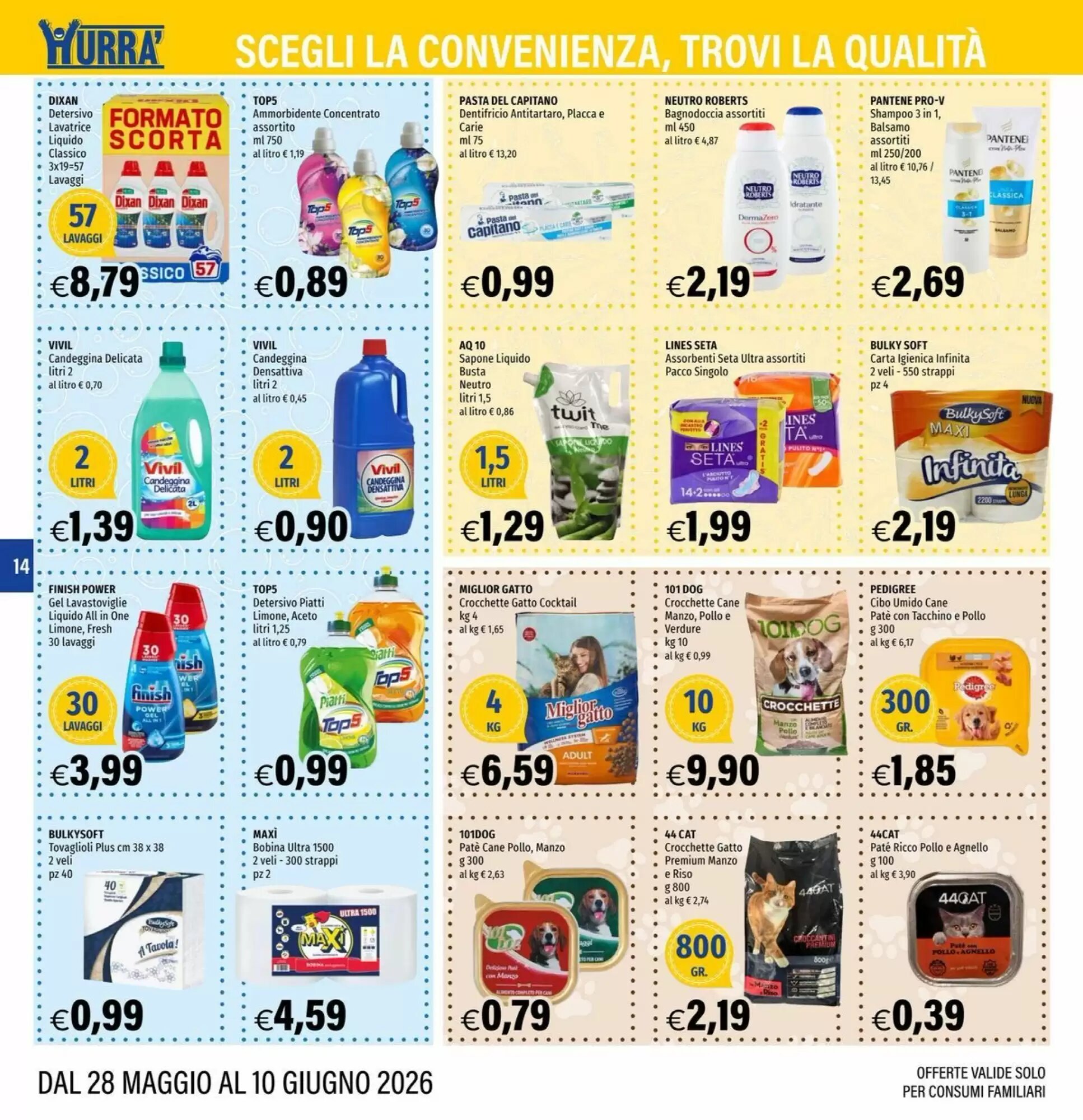 Volantino promozionale Hurrà  valide dal 28/05/2026 - Pagina 14.