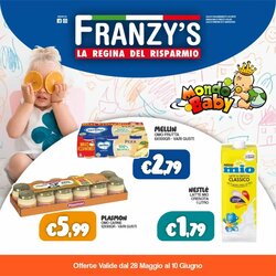 Volantino promozionale Franzy's valide dal 28/05/2026