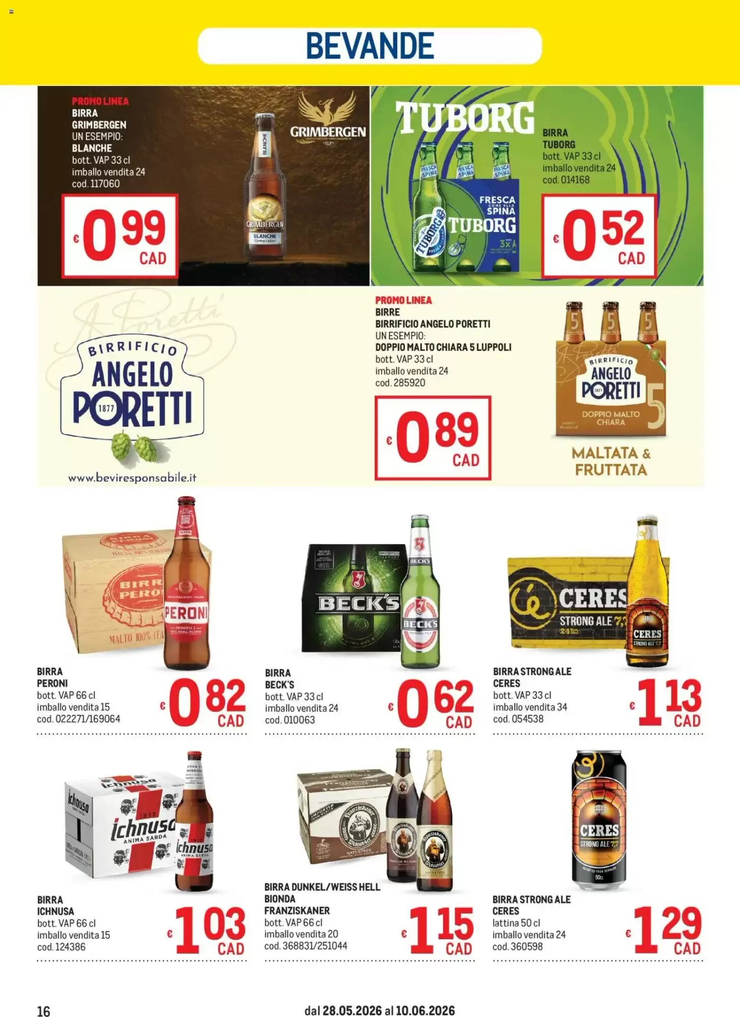 Volantino promozionale Metro  valide dal 28/05/2026 - Pagina 16.