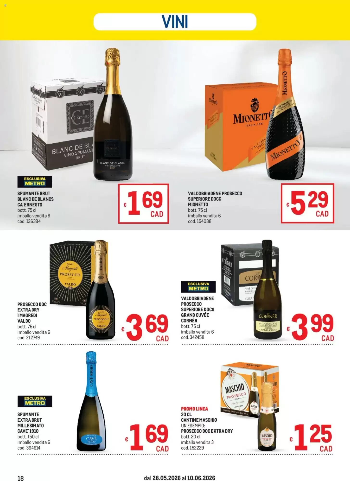 Volantino promozionale Metro  valide dal 28/05/2026 - Pagina 18.