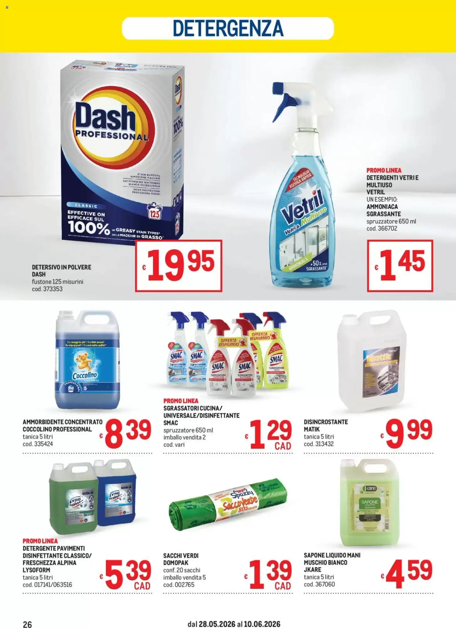 Volantino promozionale Metro  valide dal 28/05/2026 - Pagina 26.