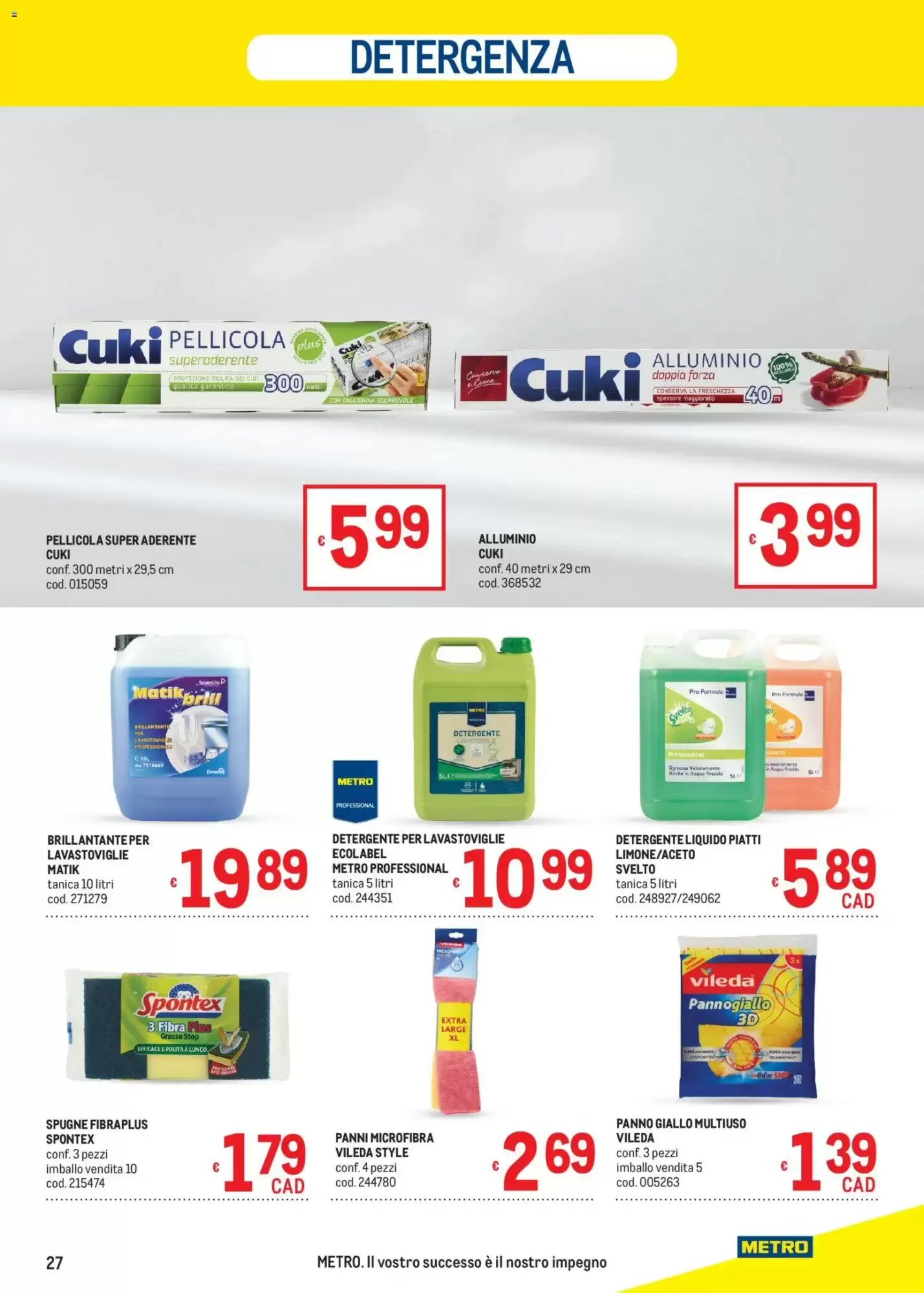 Volantino promozionale Metro  valide dal 28/05/2026 - Pagina 27.