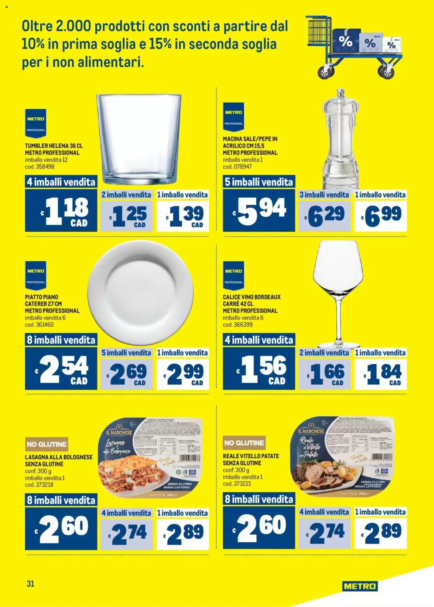 Volantino promozionale Metro  valide dal 28/05/2026 - Pagina 31.