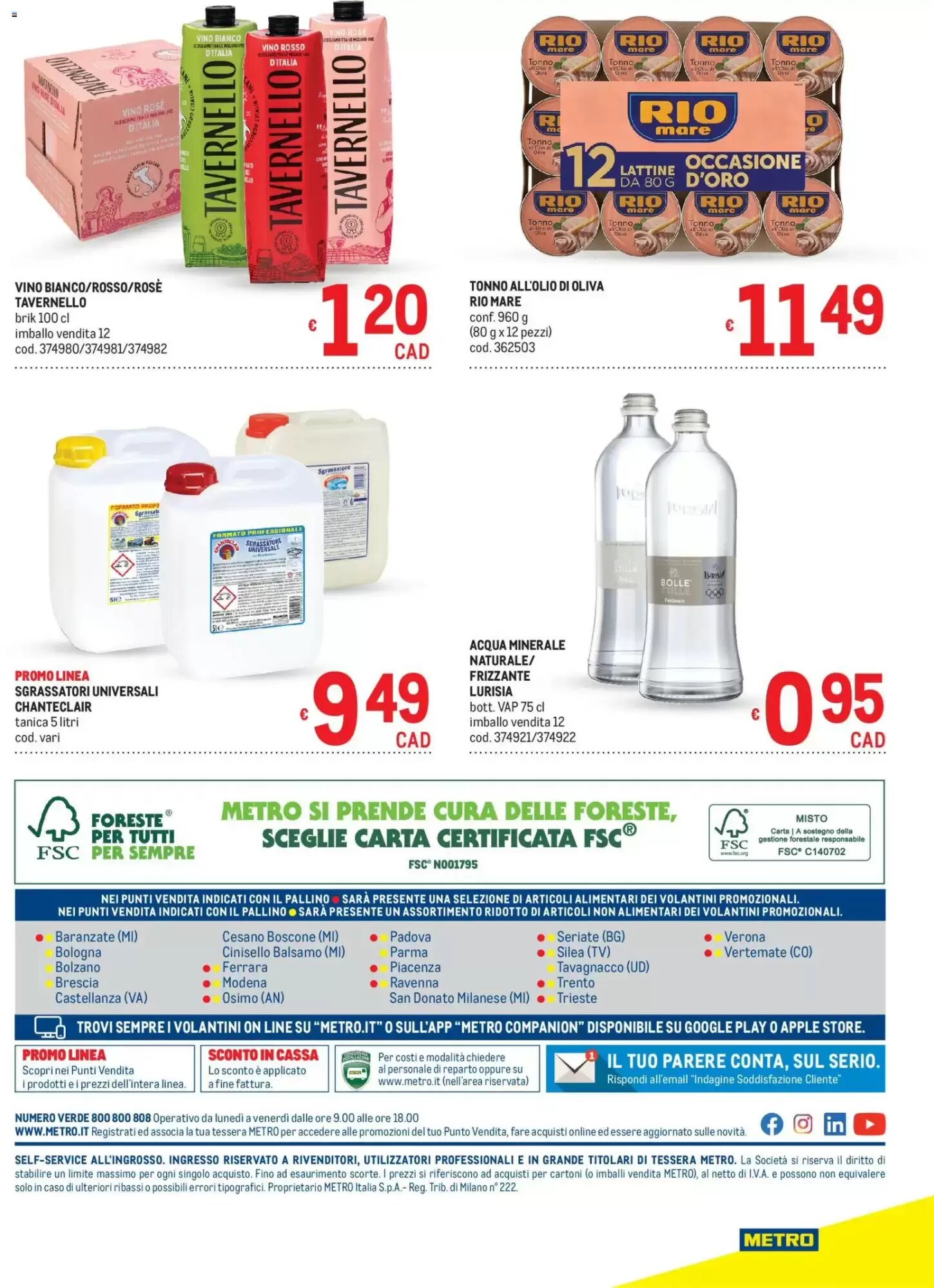 Volantino promozionale Metro  valide dal 28/05/2026 - Pagina 40.