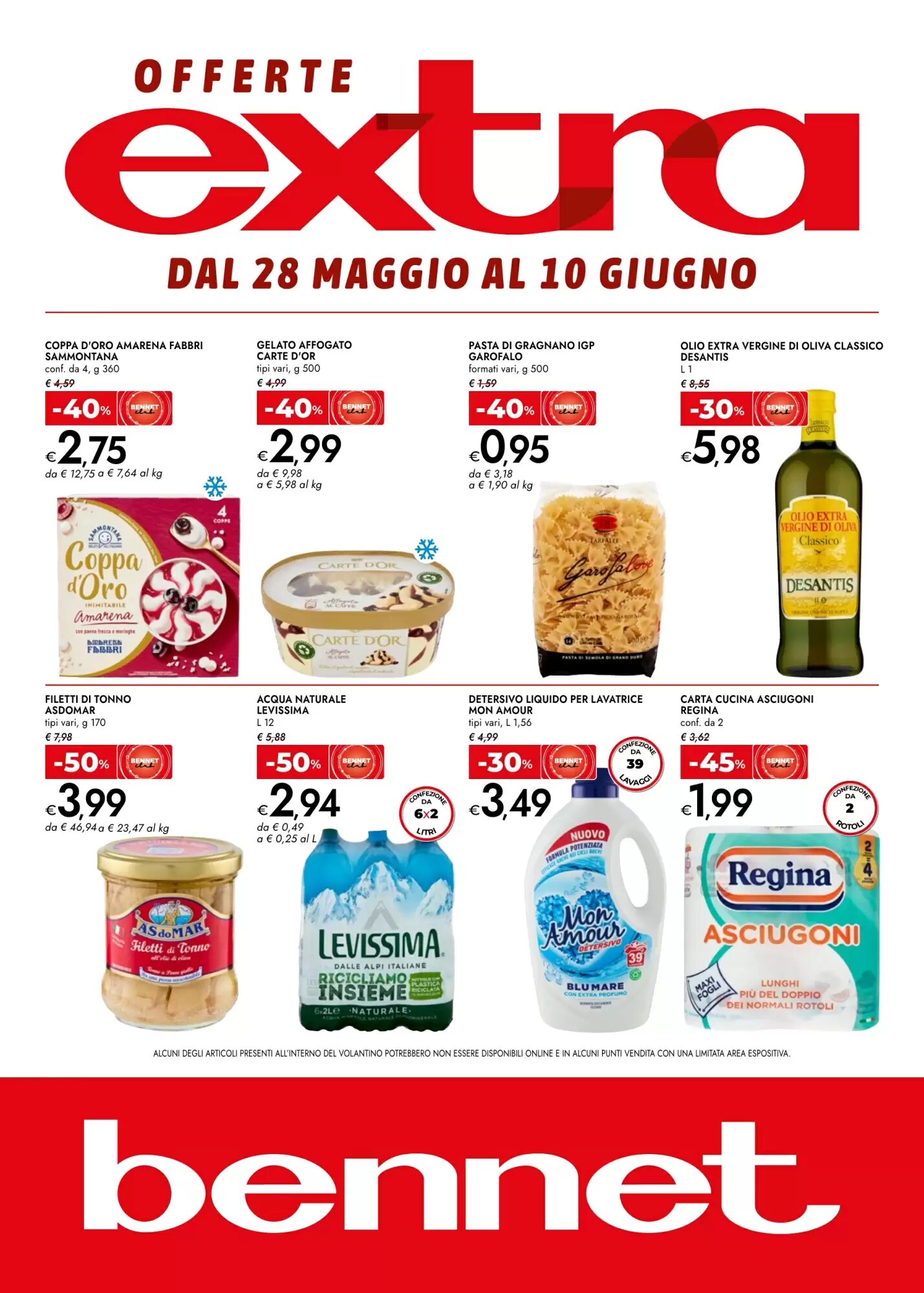 Volantino promozionale Bennet  valide dal 28/05/2026 - Pagina 1.