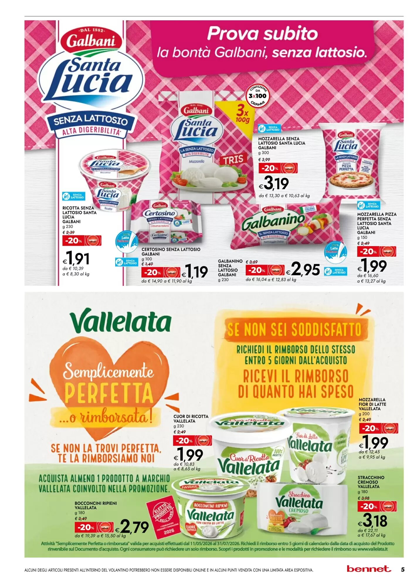 Volantino promozionale Bennet  valide dal 28/05/2026 - Pagina 5.