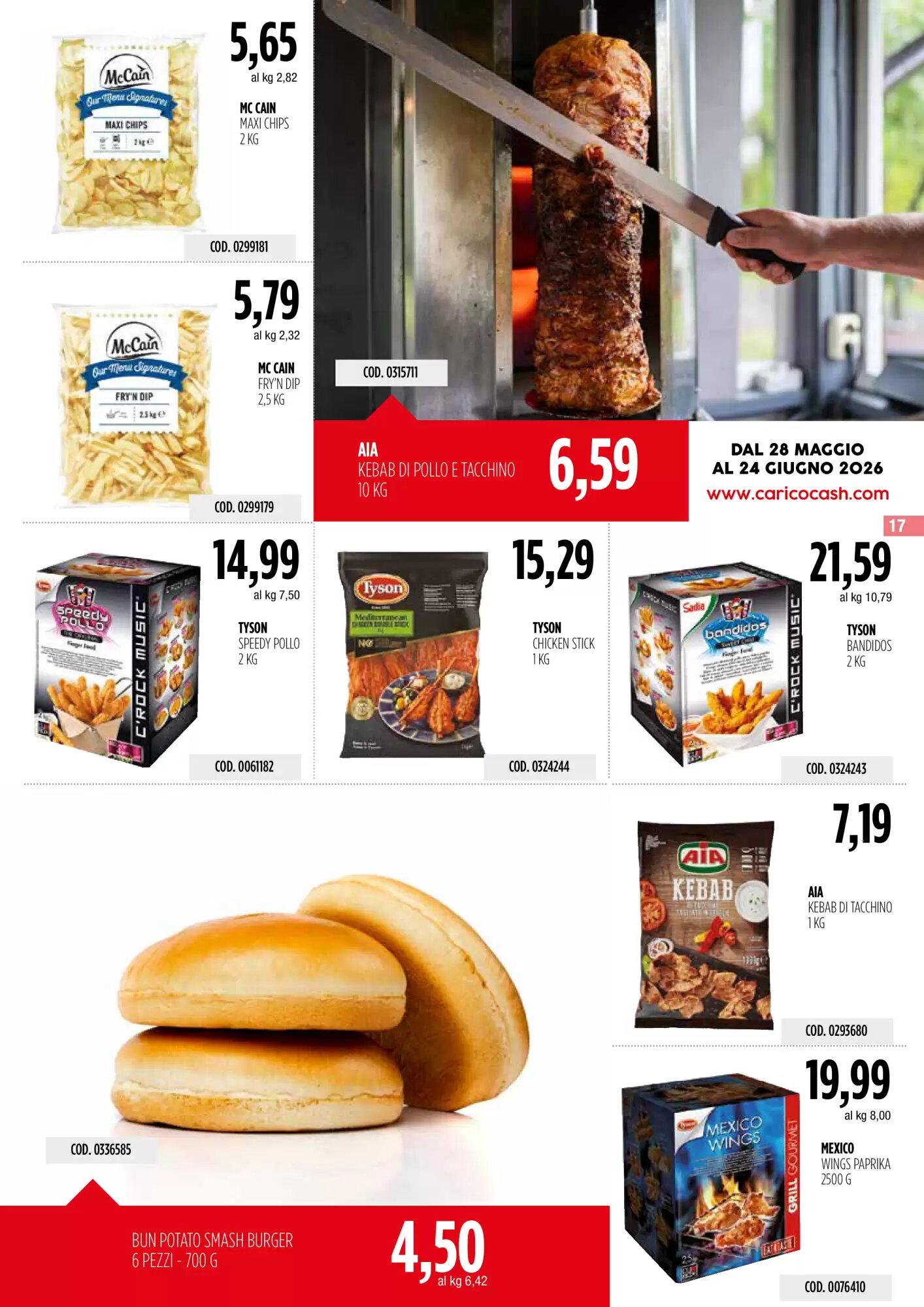 Volantino promozionale Carico Cash & Carry  valide dal 28/05/2026 - Pagina 17.