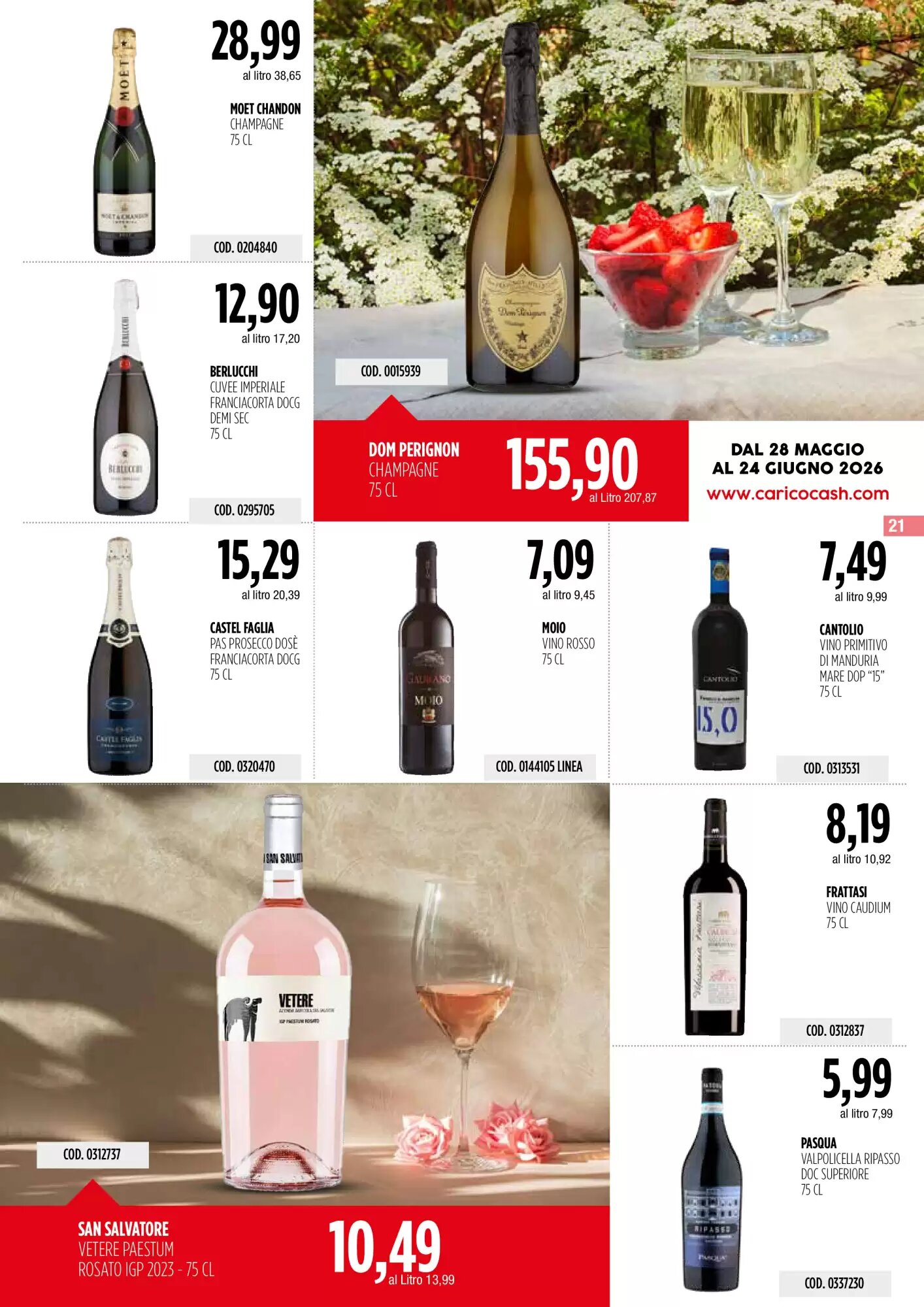 Volantino promozionale Carico Cash & Carry  valide dal 28/05/2026 - Pagina 21.