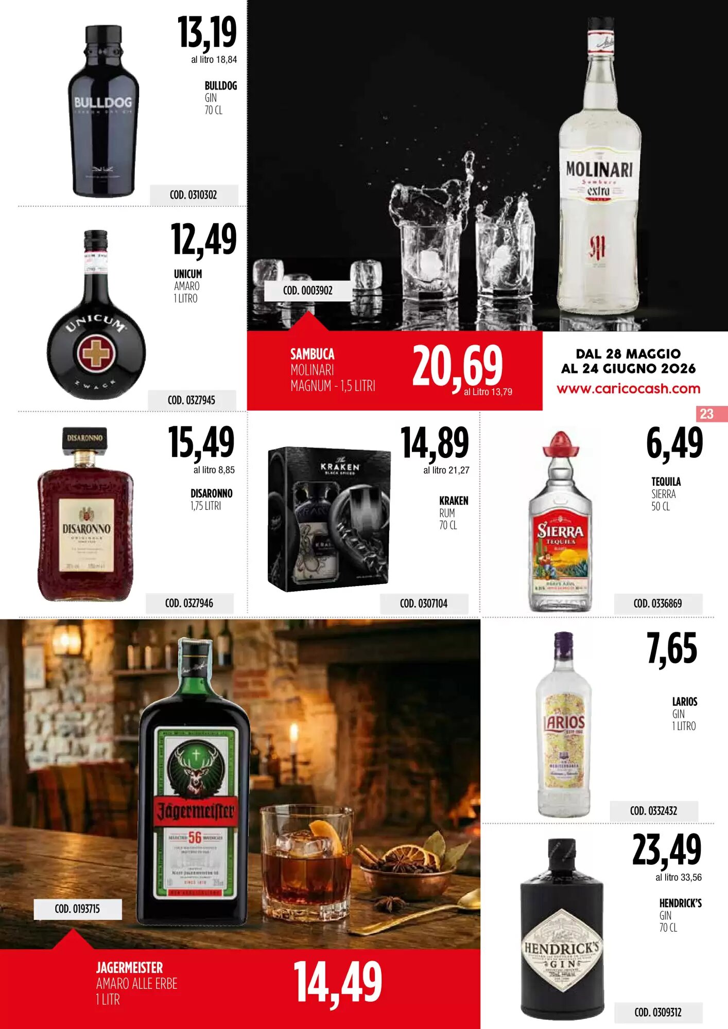 Volantino promozionale Carico Cash & Carry  valide dal 28/05/2026 - Pagina 23.