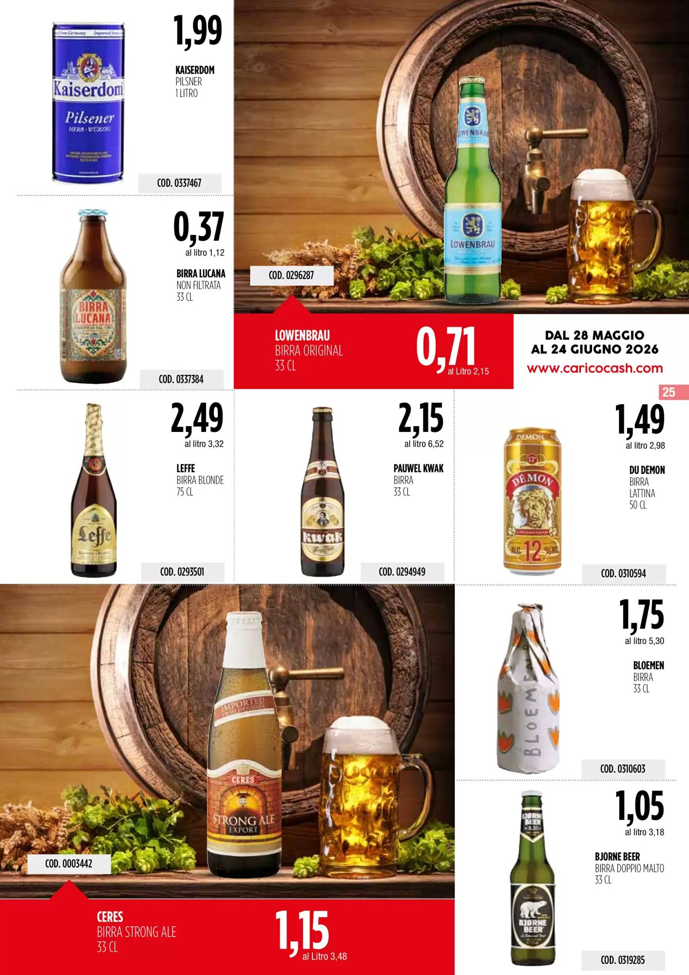 Volantino promozionale Carico Cash & Carry  valide dal 28/05/2026 - Pagina 25.