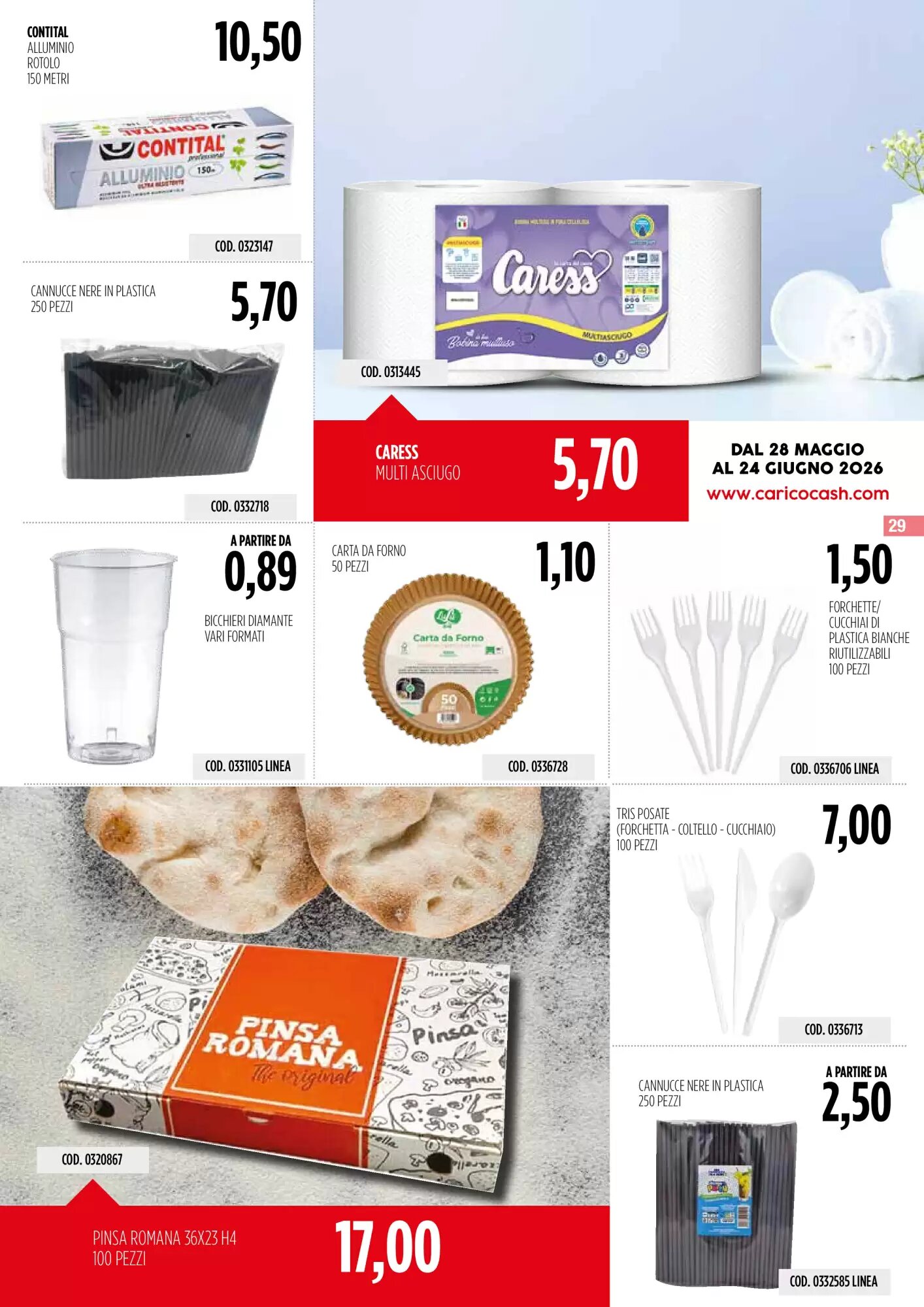 Volantino promozionale Carico Cash & Carry  valide dal 28/05/2026 - Pagina 29.