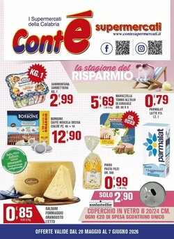 Volantino promozionale Conté Supermercati valide dal 28/05/2026
