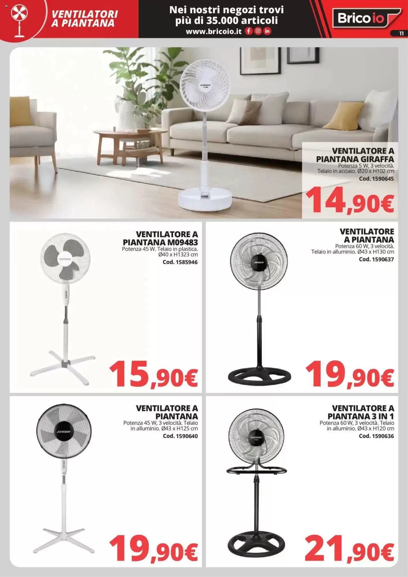 Volantino promozionale Brico Io  valide dal 28/05/2026 - Pagina 11.