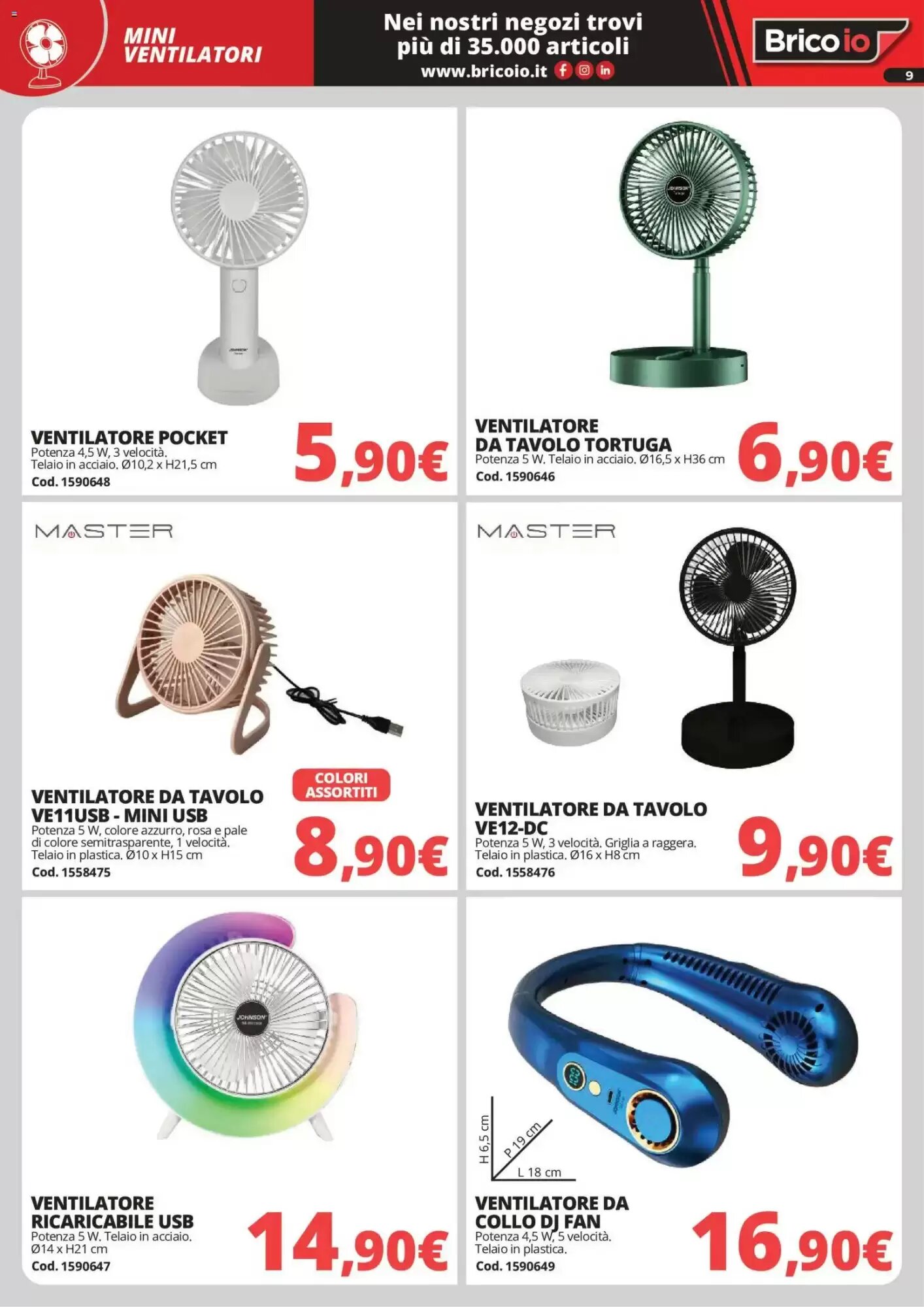 Volantino promozionale Brico Io  valide dal 28/05/2026 - Pagina 9.