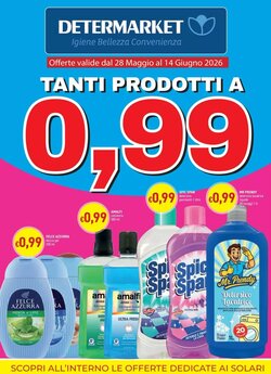 Volantino promozionale Determarket valide dal 28/05/2026
