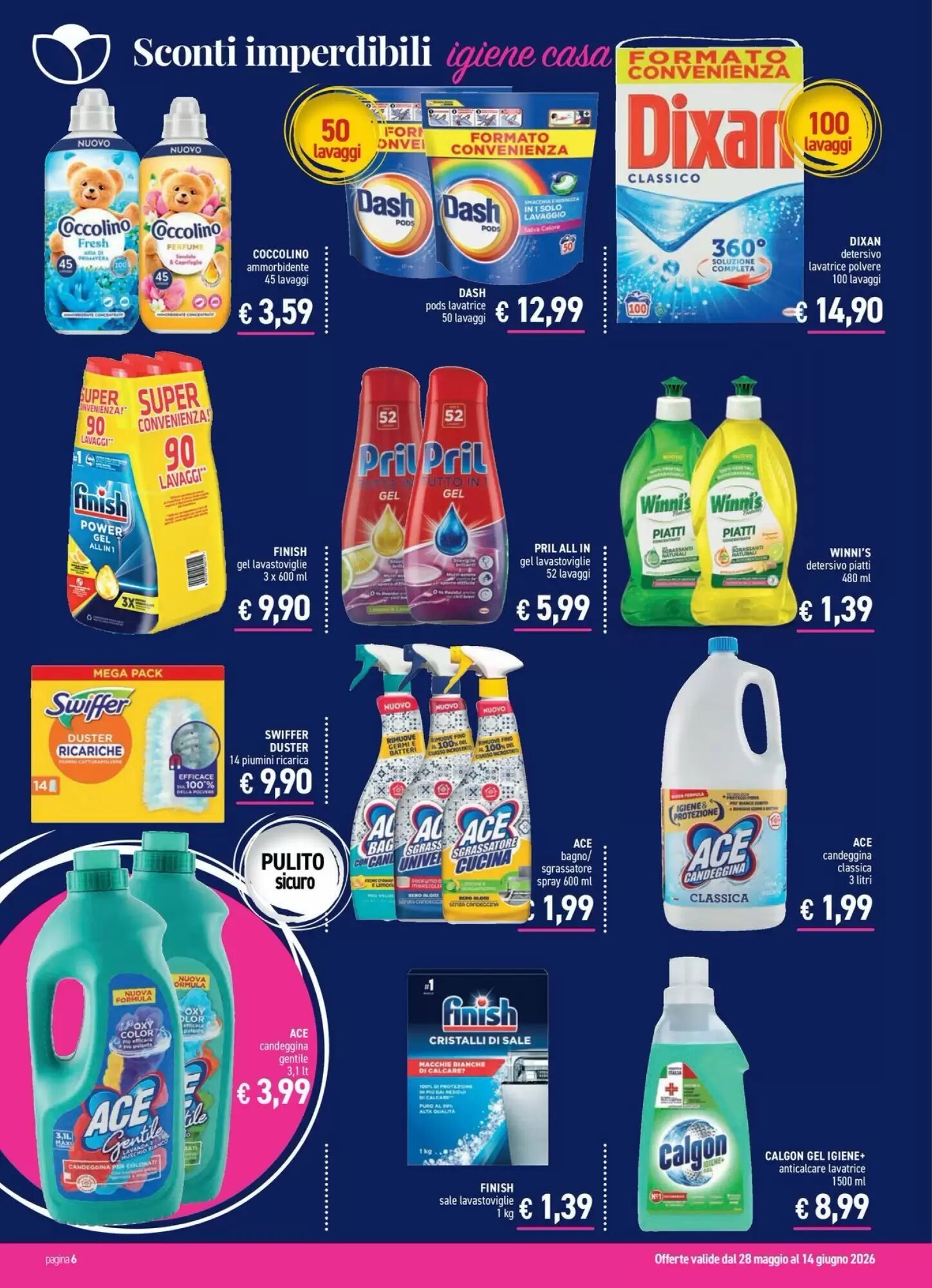 Volantino promozionale Determarket  valide dal 28/05/2026 - Pagina 6.