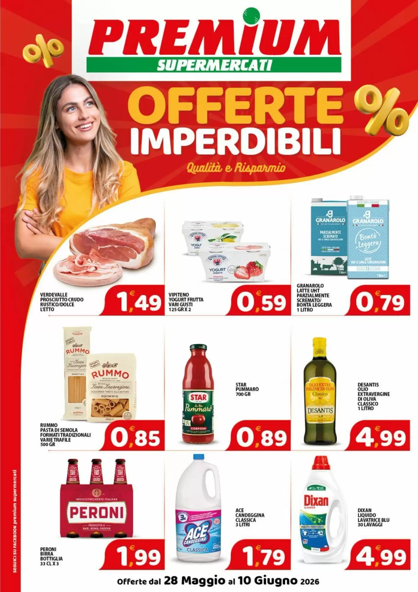 Volantino promozionale Premium Supermercati  valide dal 28/05/2026 - Pagina 1.