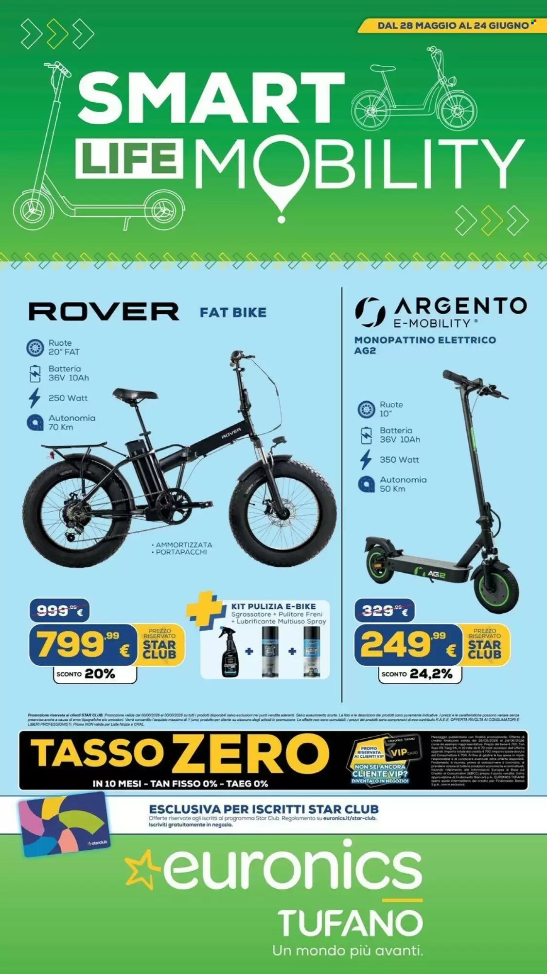Volantino promozionale Euronics Tufano  valide dal 28/05/2026 - Pagina 1.