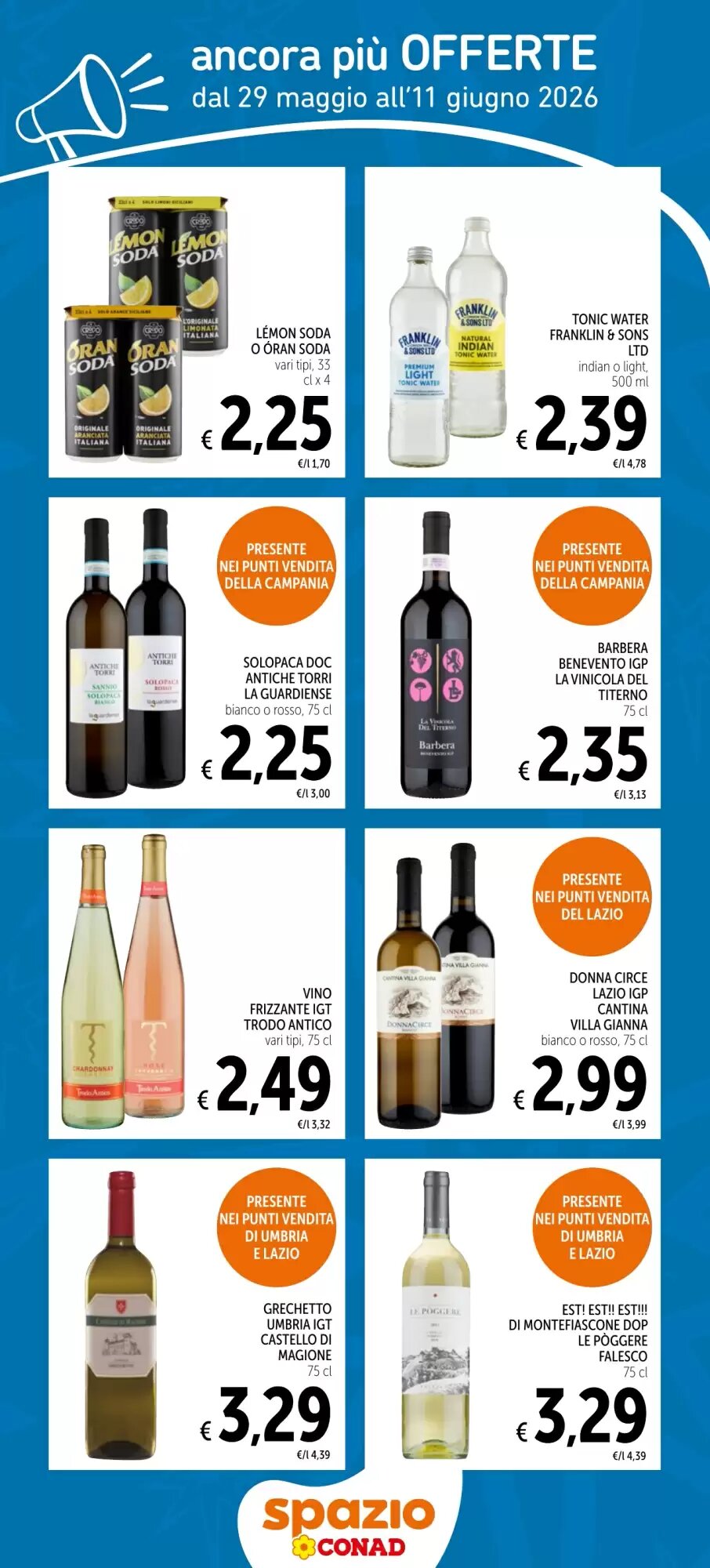 Volantino promozionale Spazio Conad  valide dal 29/05/2026 - Pagina 1.
