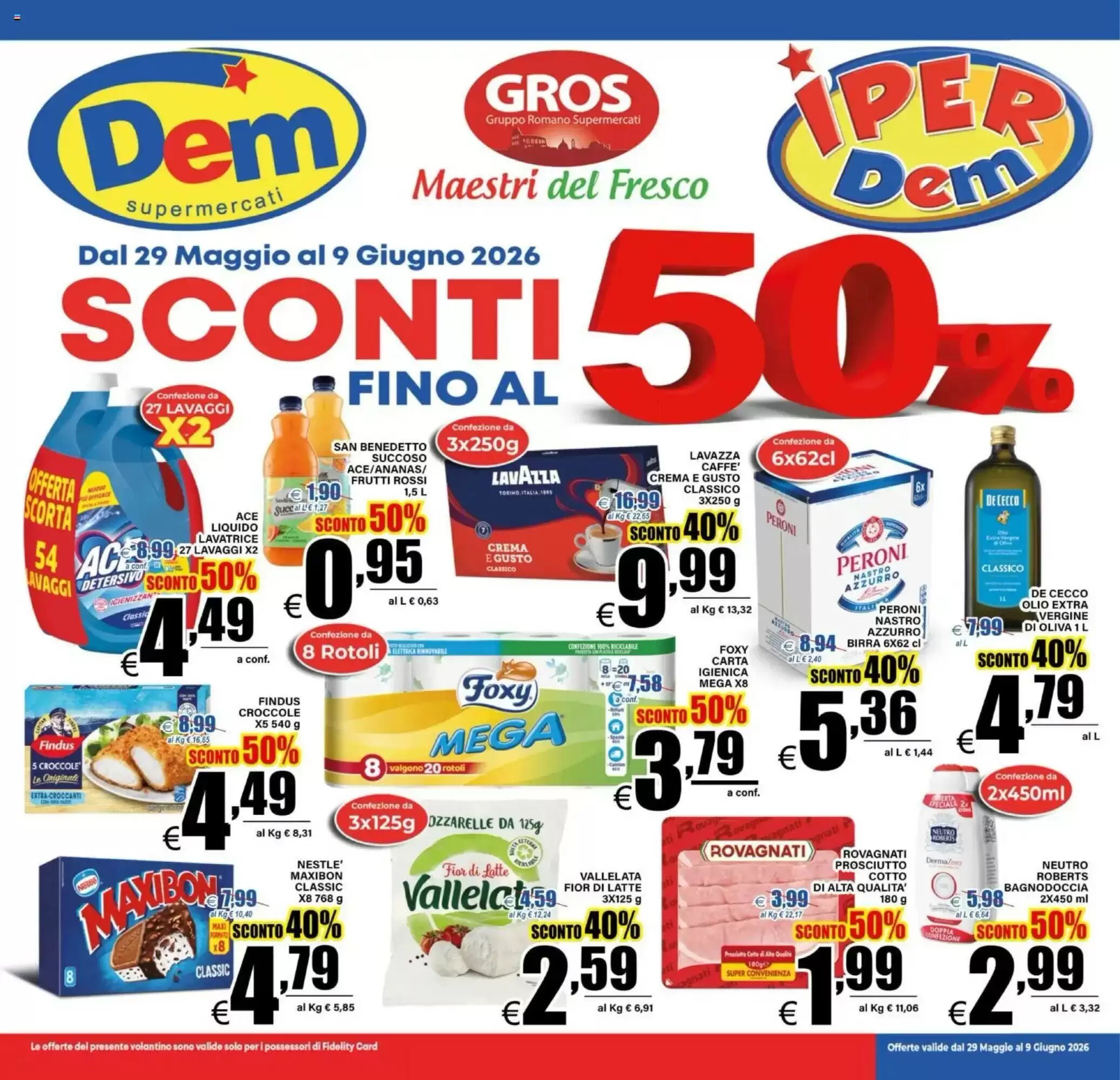 Volantino promozionale DEM  valide dal 29/05/2026 - Pagina 1.