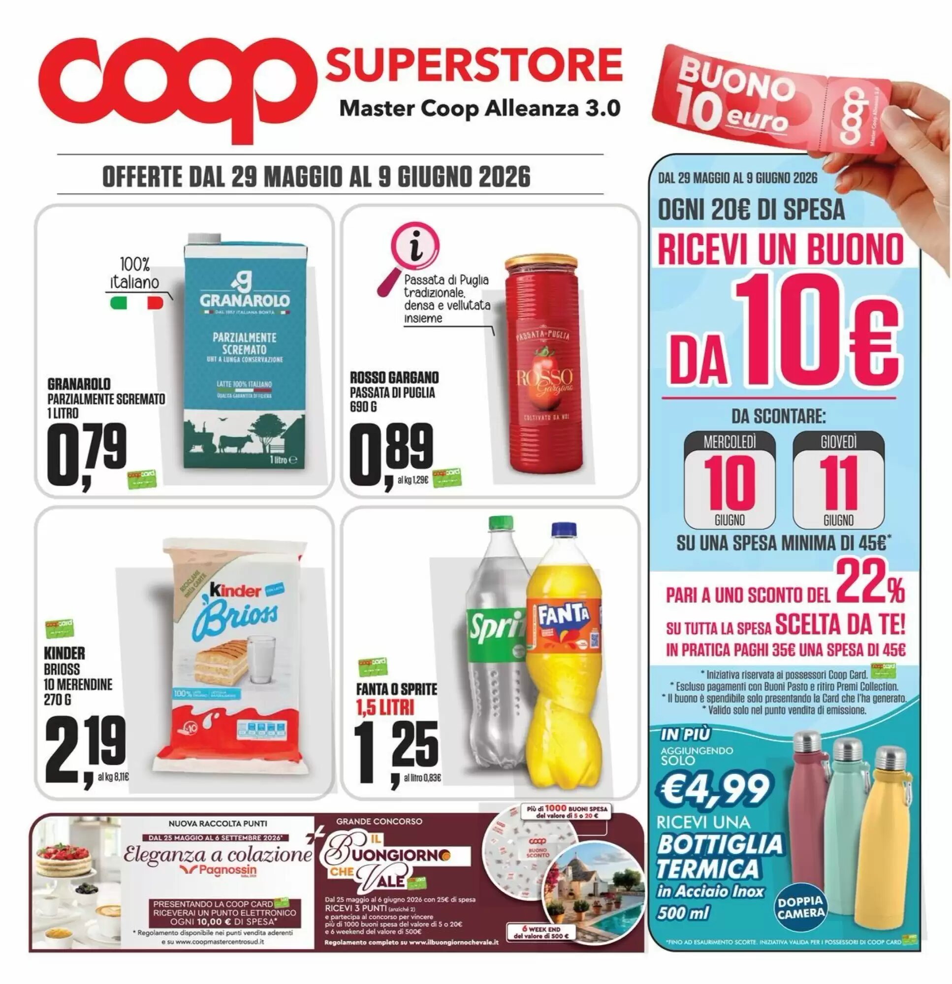 Volantino promozionale Coop Superstore  valide dal 29/05/2026 - Pagina 1.