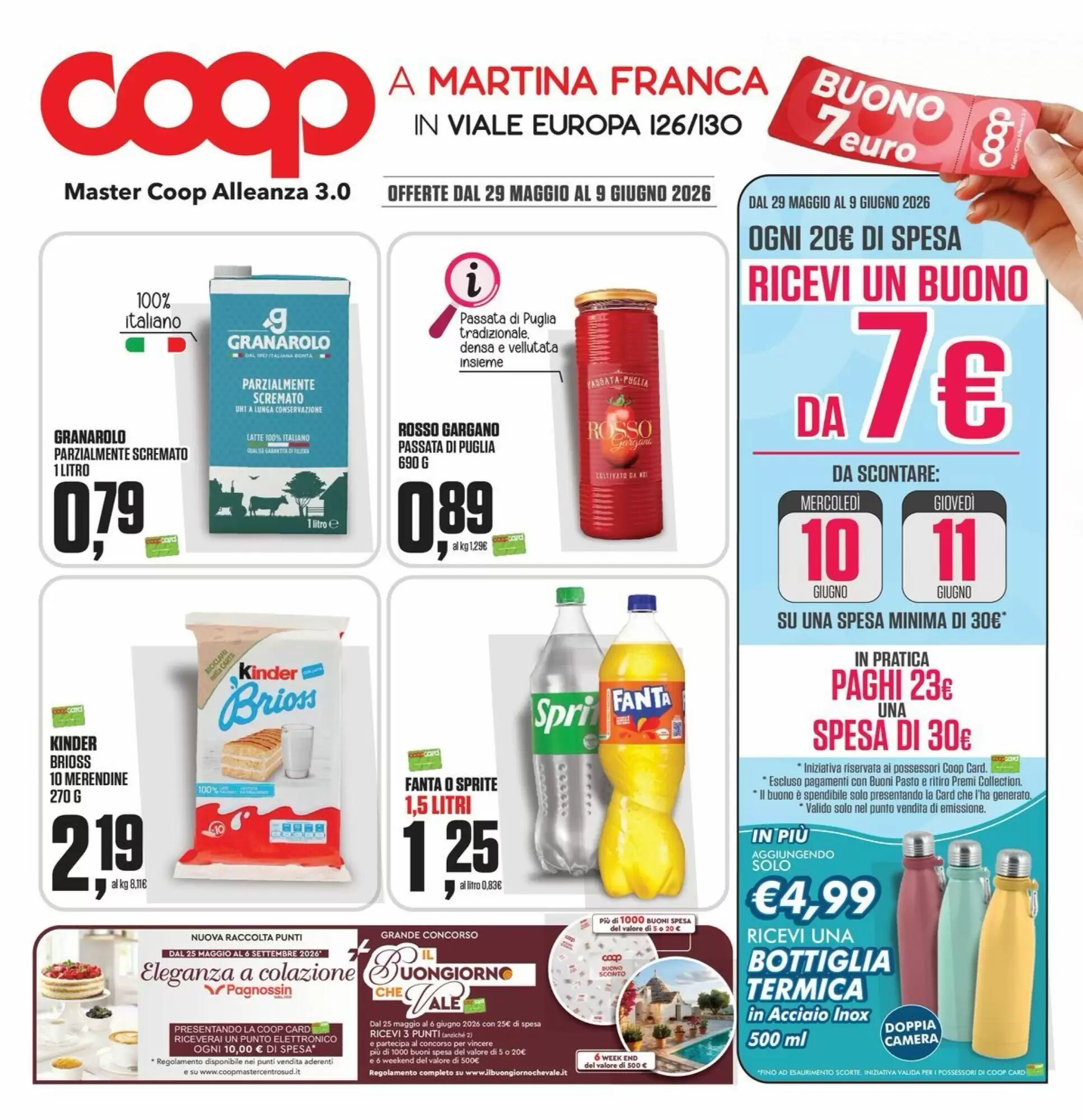 Volantino promozionale Coop Master Alleanza 3.0  valide dal 29/05/2026 - Pagina 1.