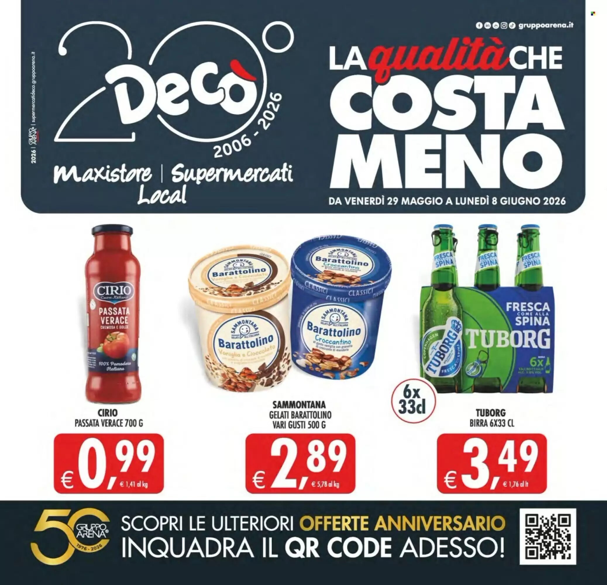 Volantino promozionale Deco Supermercati  valide dal 29/05/2026 - Pagina 1.