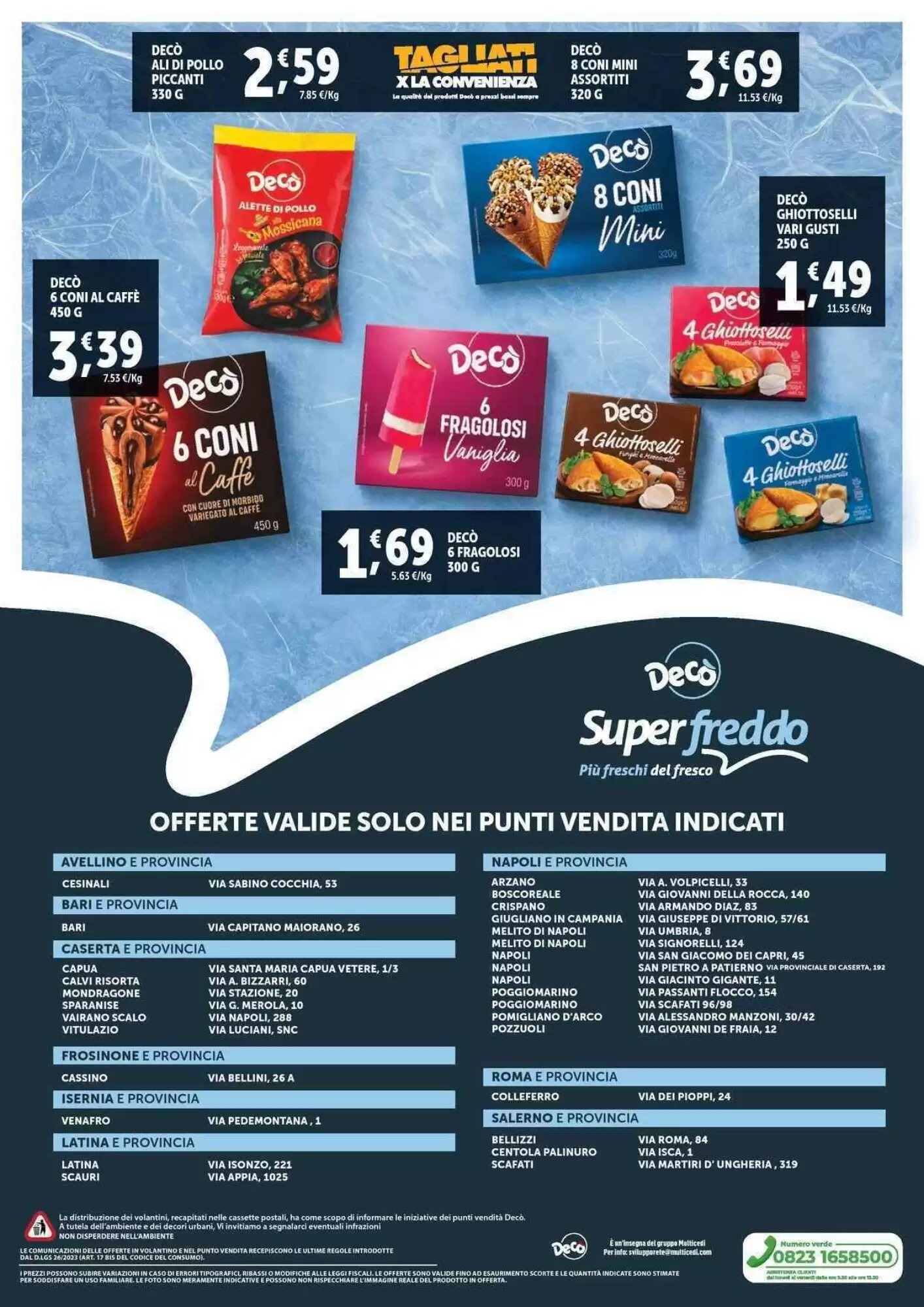 Volantino promozionale Deco Superfreddo  valide dal 29/05/2026 - Pagina 7.