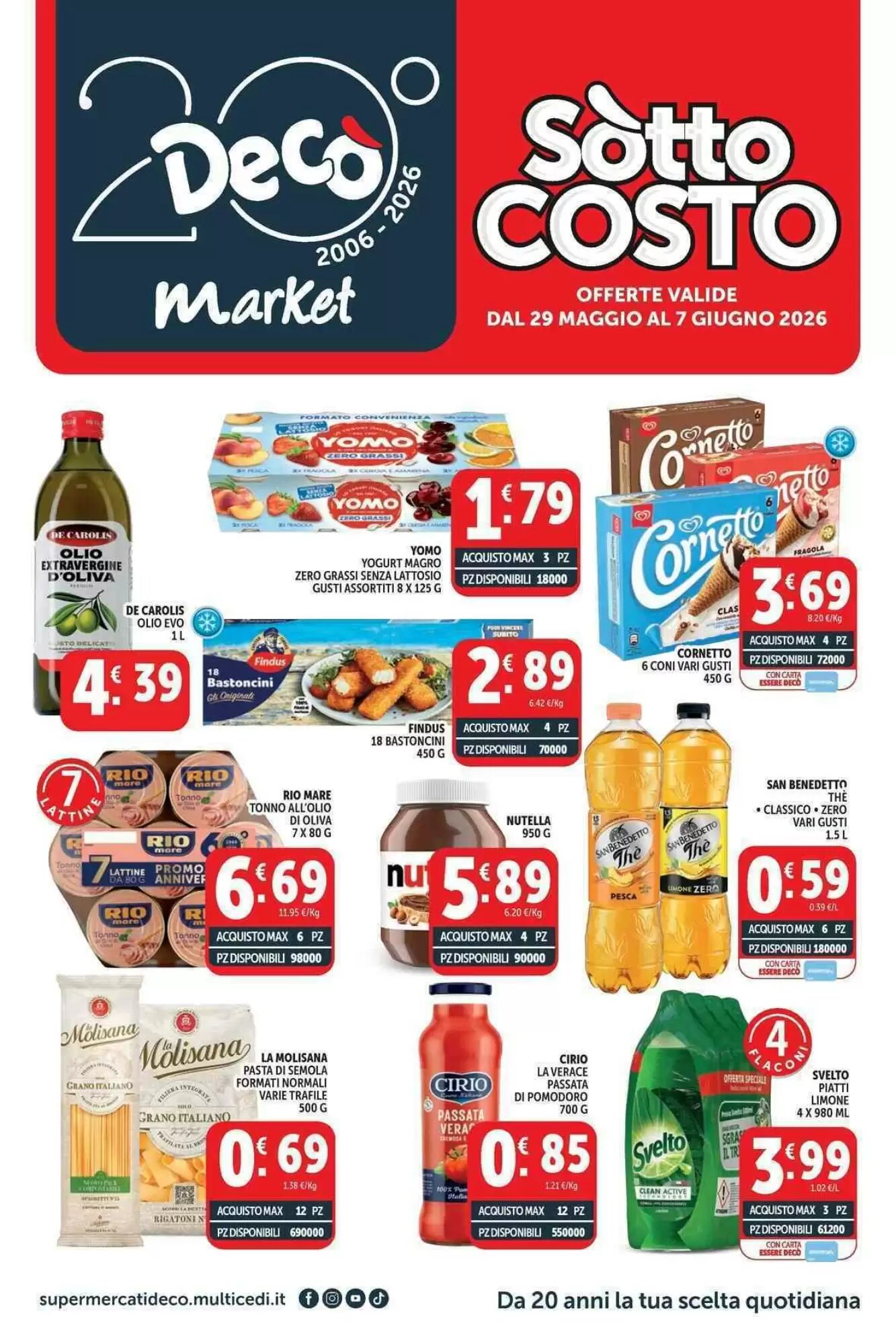 Volantino promozionale Deco Market  valide dal 29/05/2026 - Pagina 1.