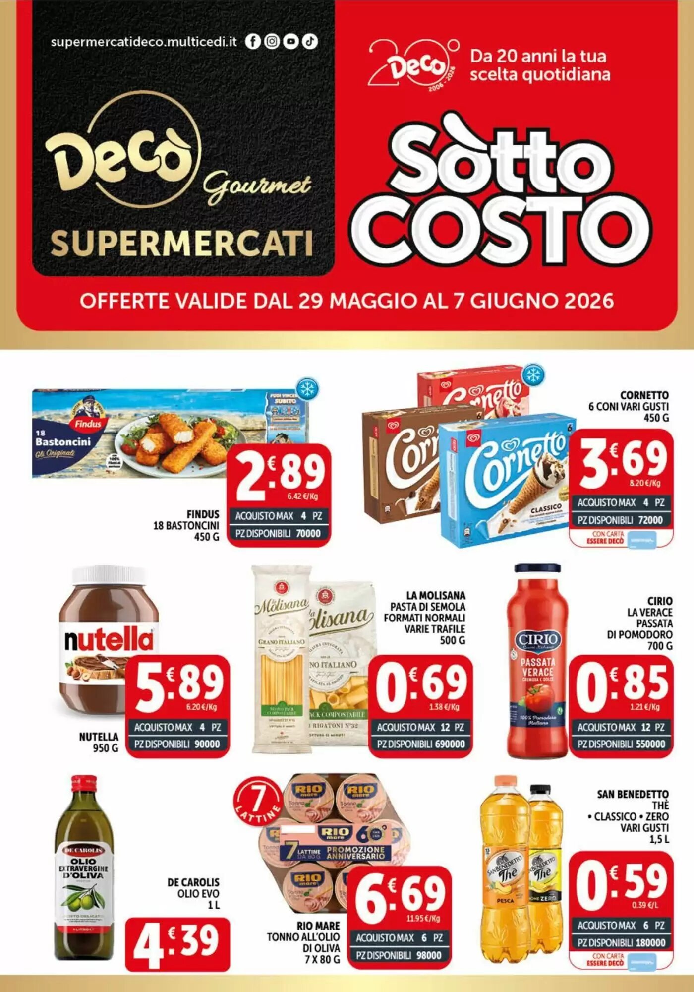 Volantino promozionale Gourmet Déco  valide dal 29/05/2026 - Pagina 1.