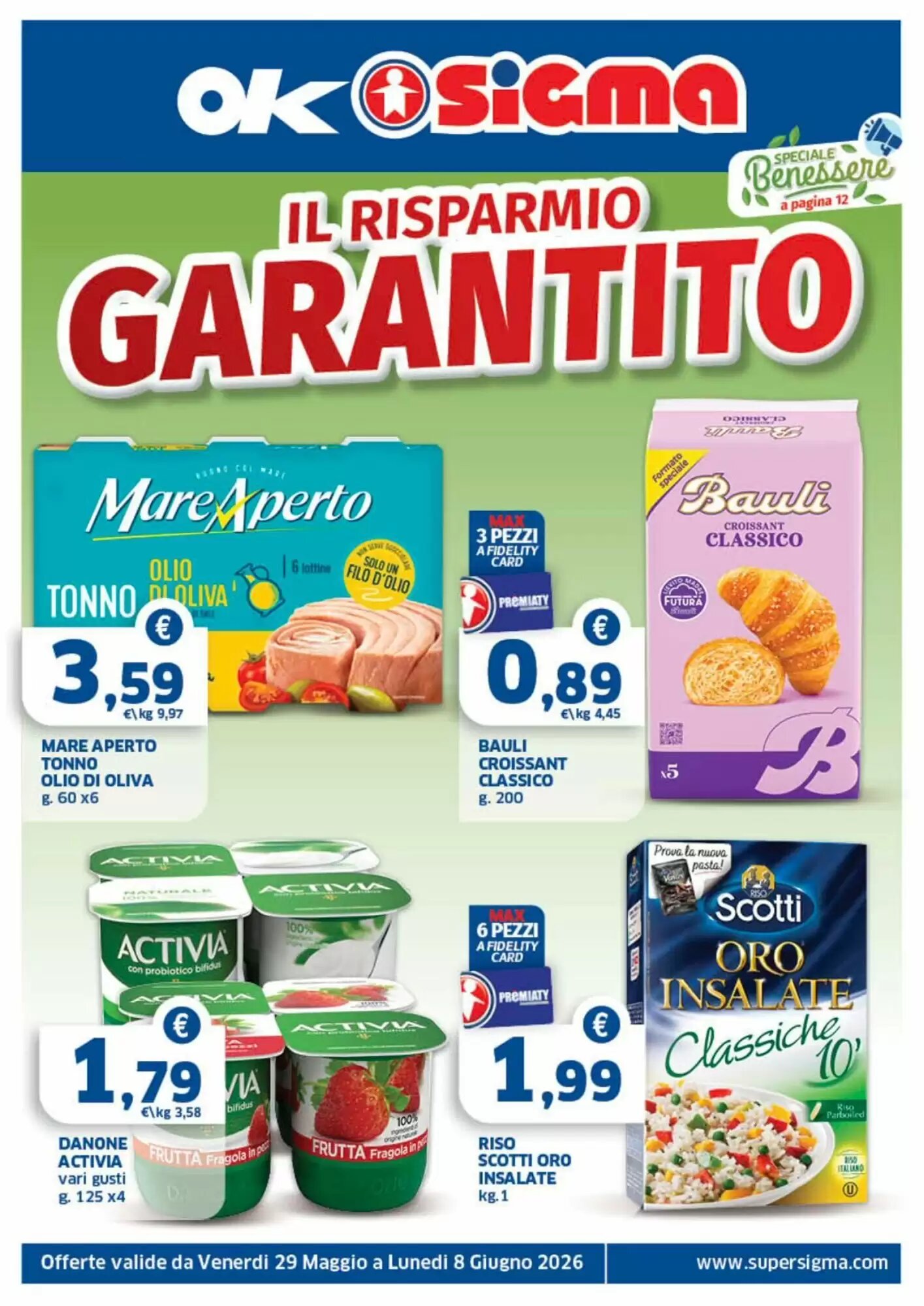 Volantino promozionale Ok Sigma  valide dal 29/05/2026 - Pagina 1.