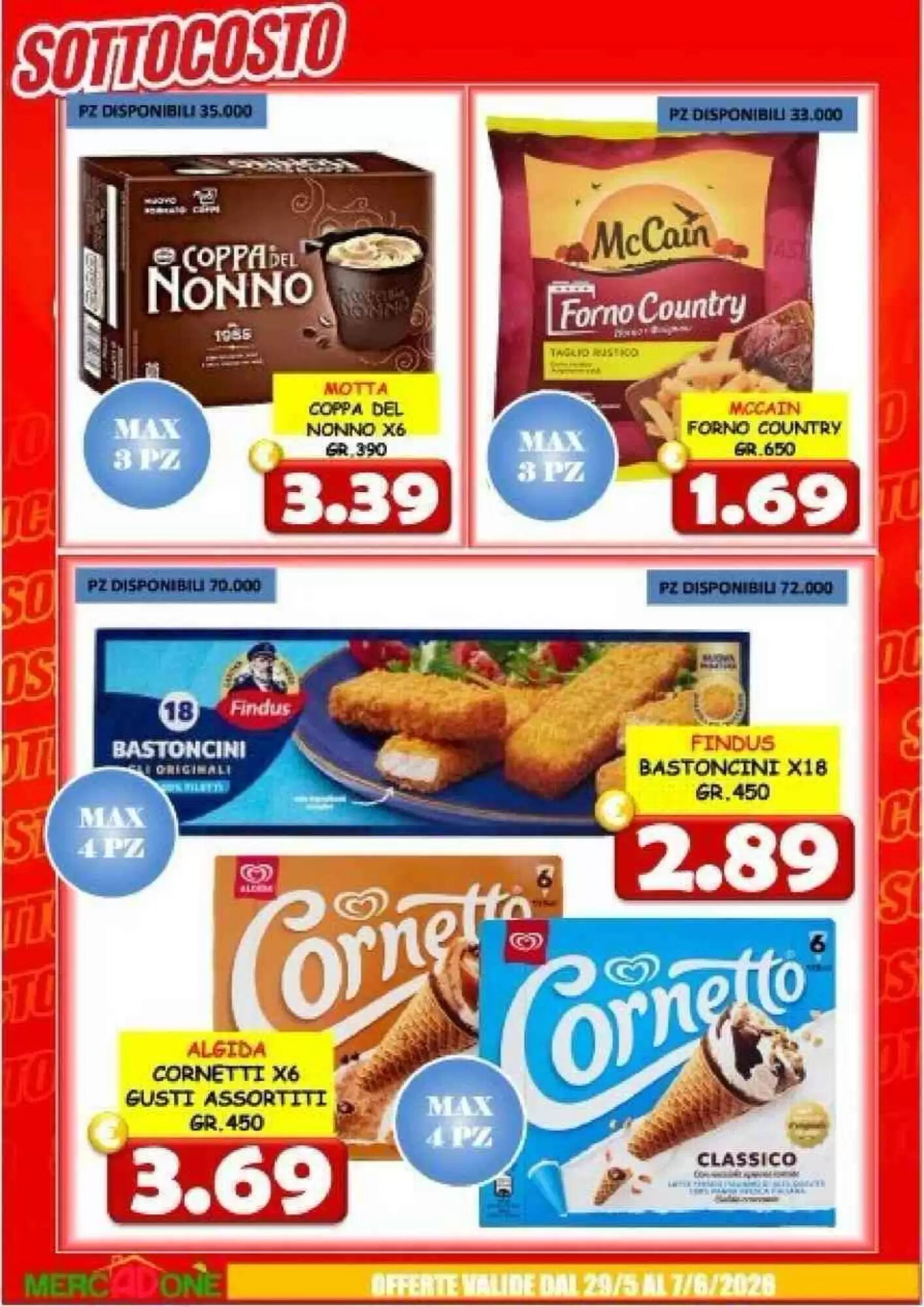 Volantino promozionale MercADone  valide dal 29/05/2026 - Pagina 4.