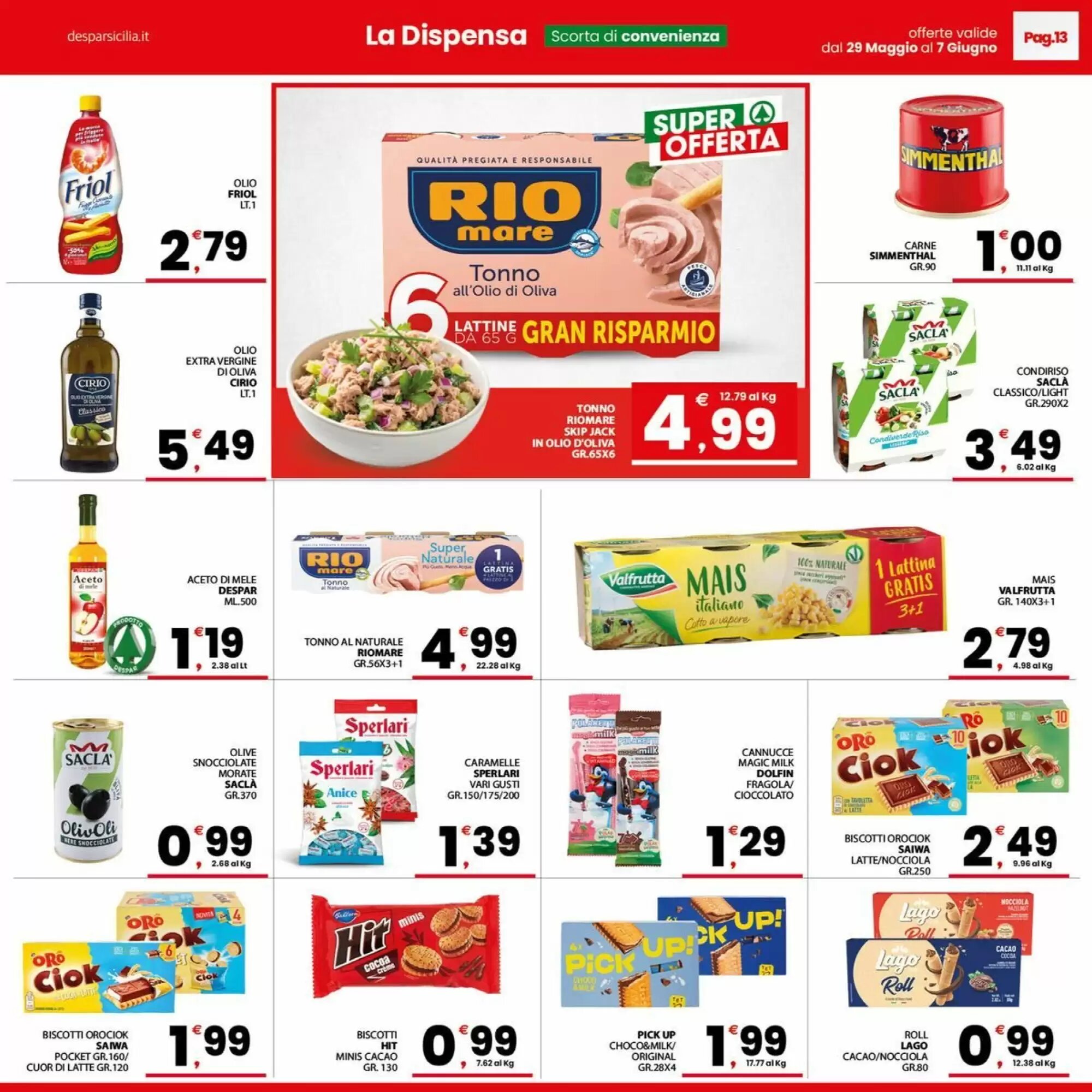 Volantino promozionale Despar  valide dal 29/05/2026 - Pagina 13.